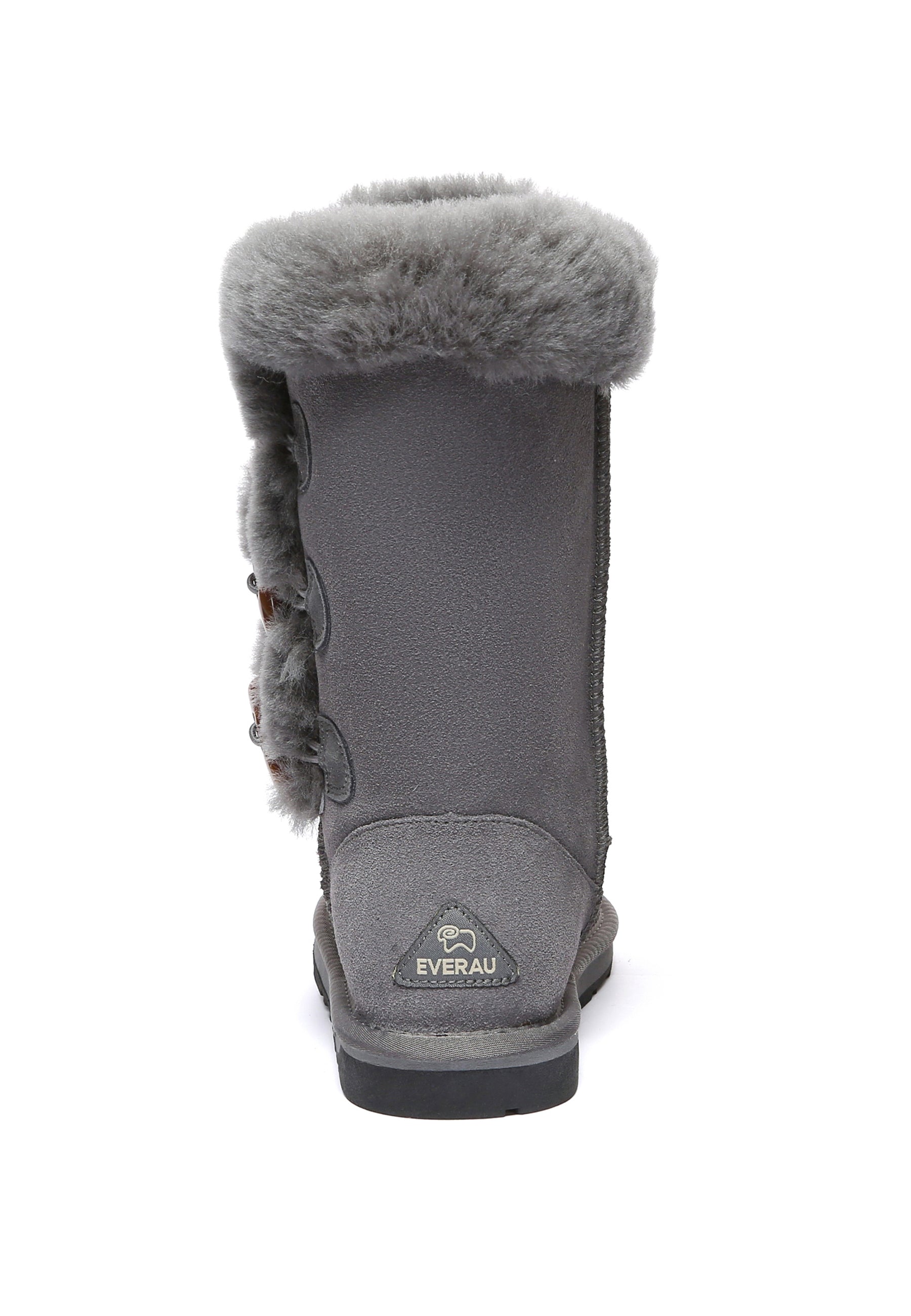 EVERAU Ashy Grey Tall Boots Botki Szare