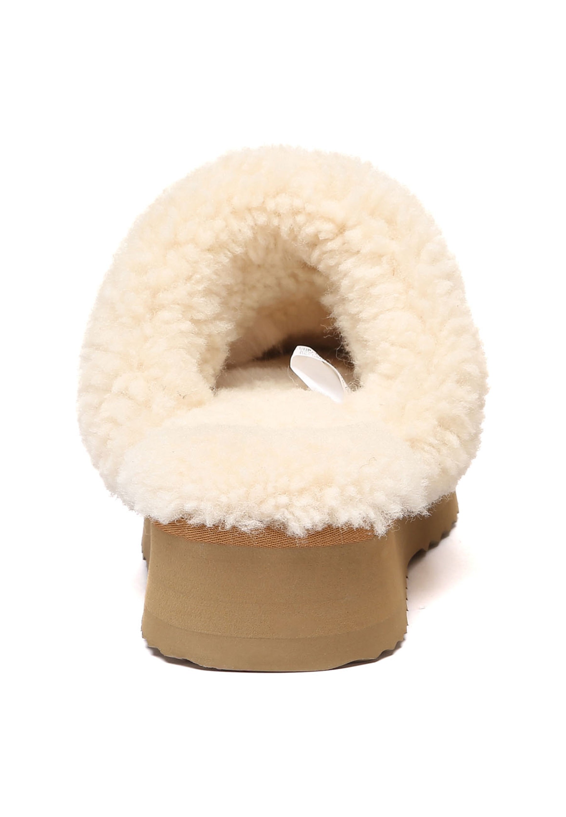 EVERAU Crake Chestnut Platform Slippers Kapcie Brązowe