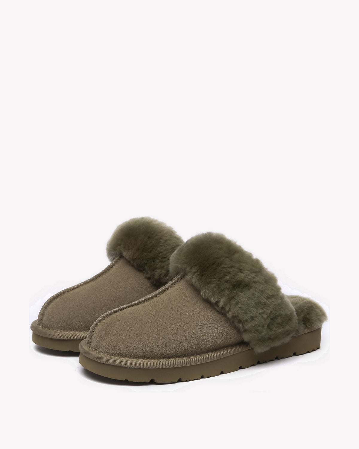 EVERAU Raven Caribou Slippers Kapcie Zielone