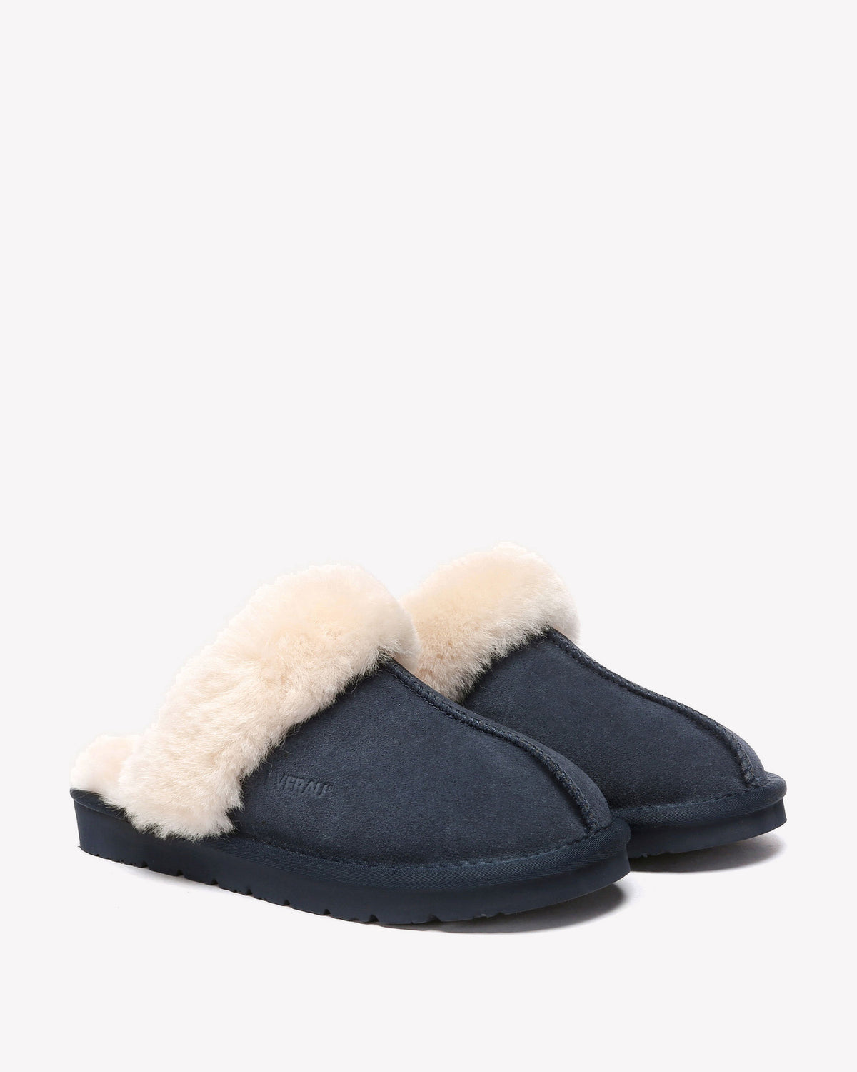 EVERAU Raven Navy Slippers Kapcie Granatowe