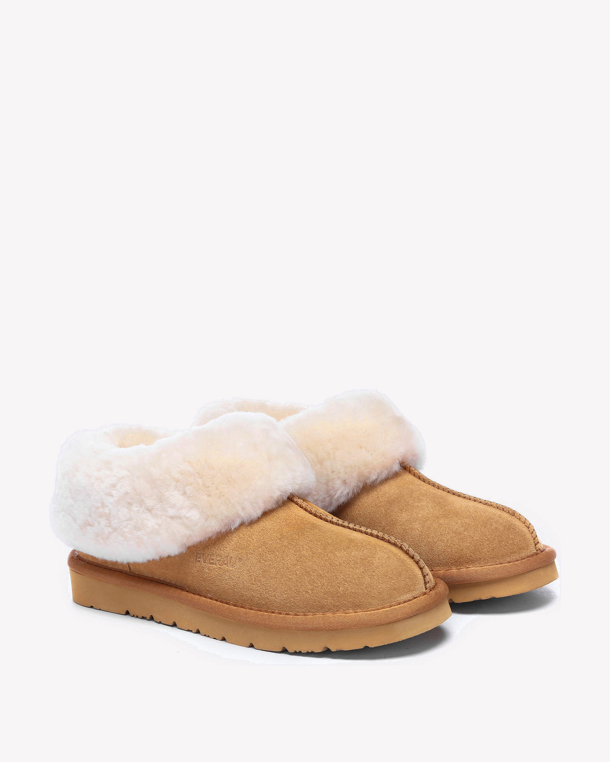 EVERAU Ibis Chestnut Slippers Kapcie Brązowe