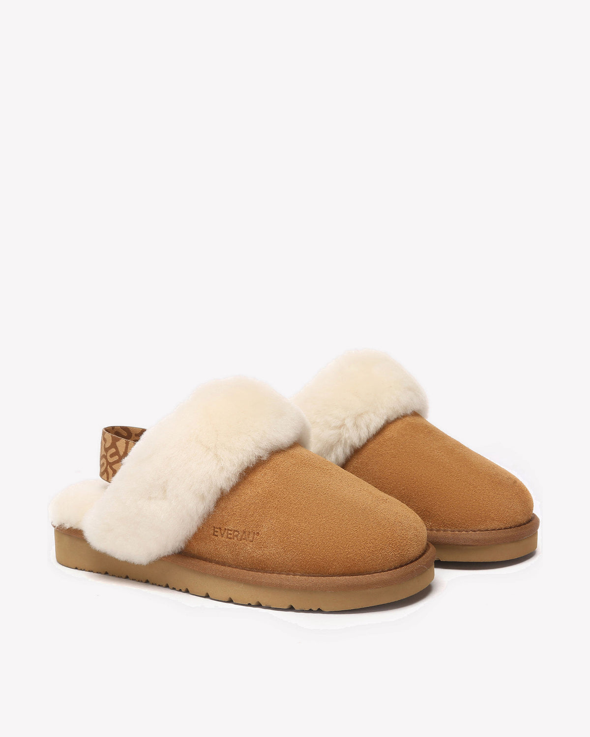 EVERAU Pelican Chestnut Slippers Kapcie Brązowe