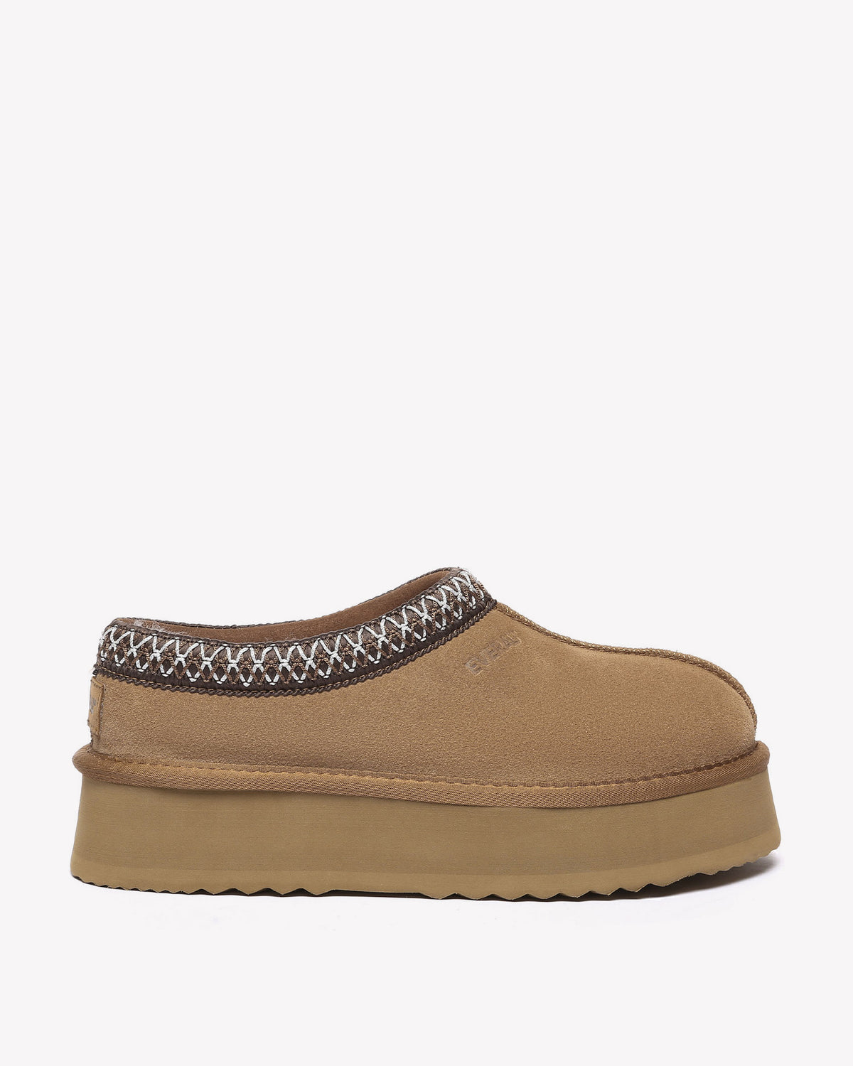 EVERAU Wonga Leather Slippers Kapcie Brązowe