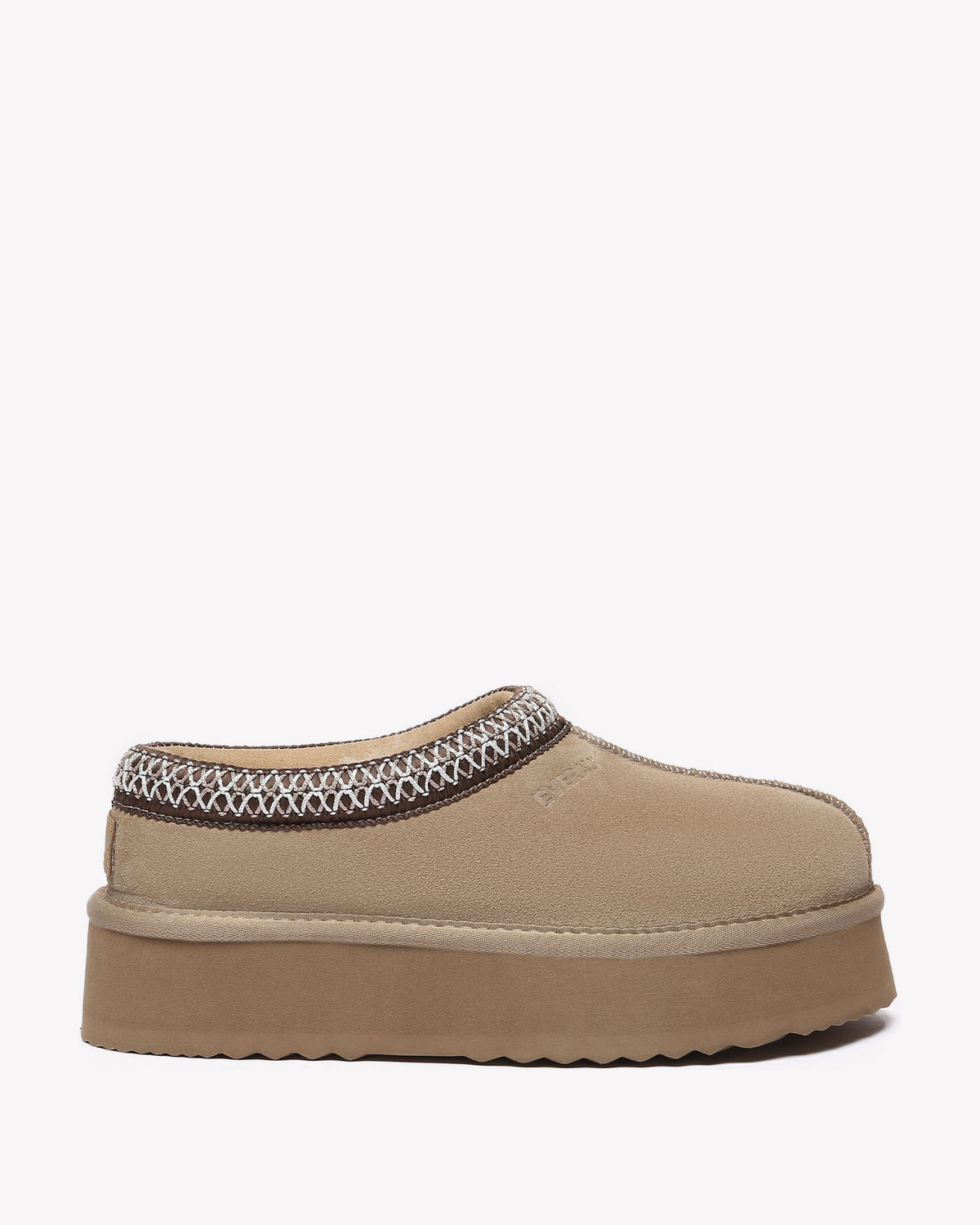 EVERAU Wonga Leather Slippers Kapcie Beżowe