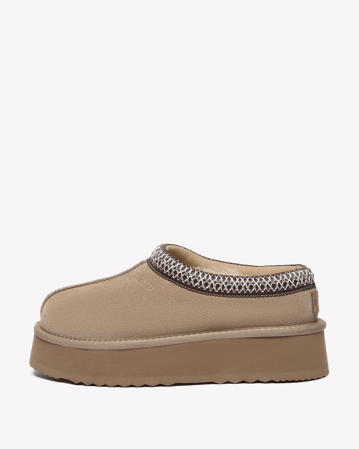 EVERAU Wonga Leather Slippers Kapcie Beżowe