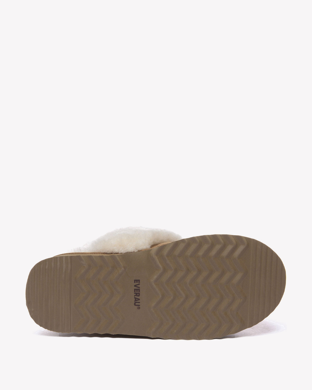 EVERAU Fantail Chestnut Leather Slippers With Two Removable Straps Kapcie Brązowe