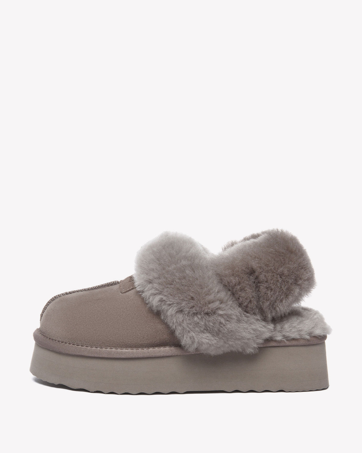 EVERAU Fantail Brown Leather Slippers With Two Removable Straps Kapcie Brązowe