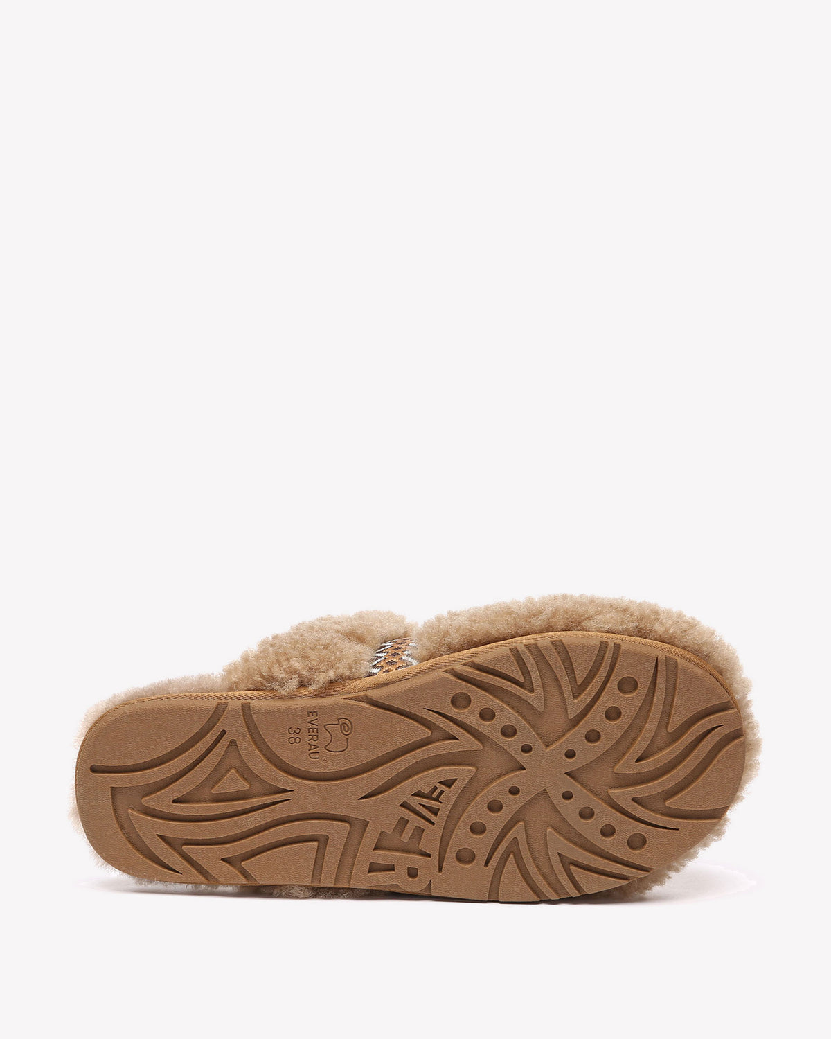 EVERAU Moorhen Brown Bow Slippers Kapcie Brązowe
