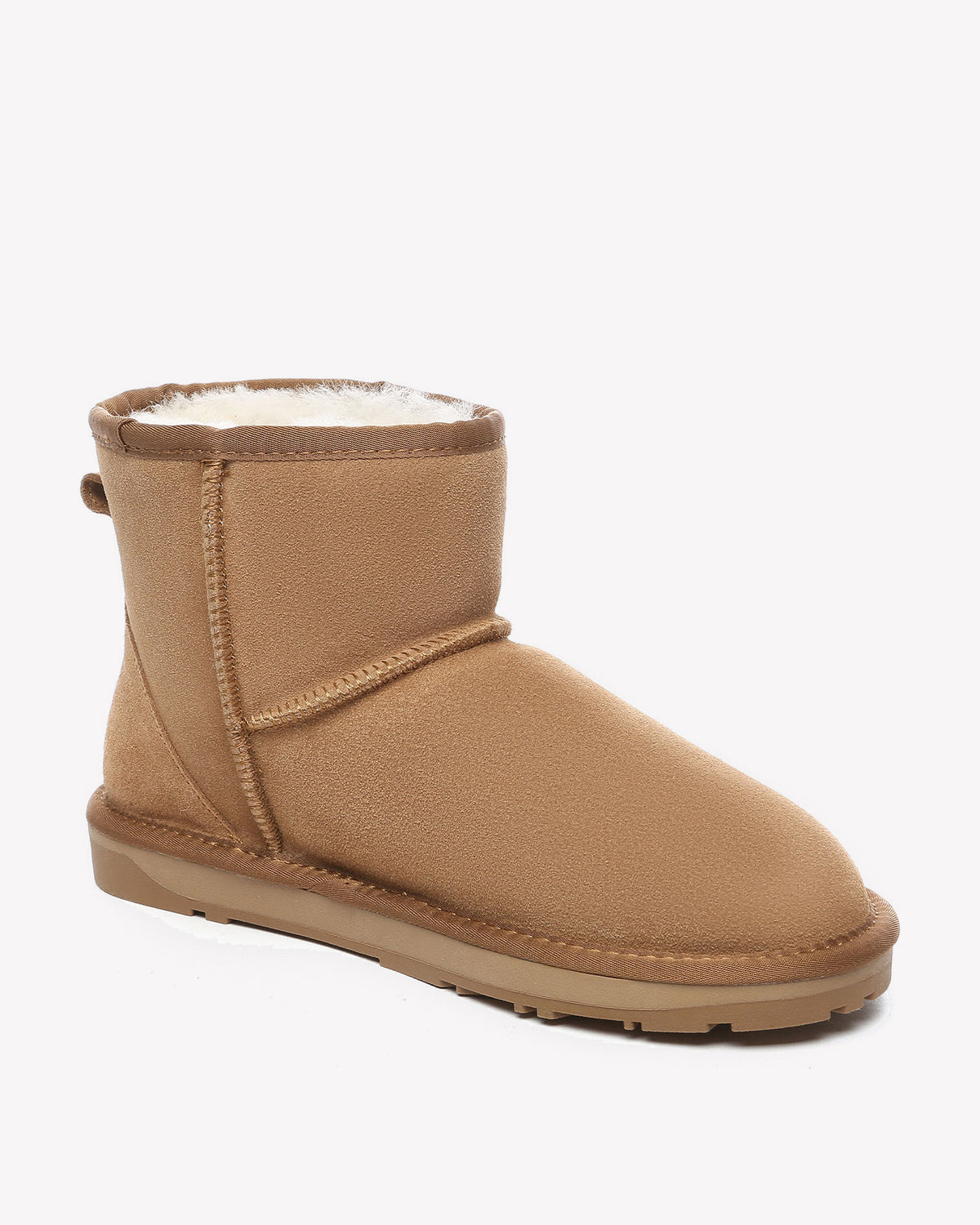 EVERAU Emu Chestnut Mini Classic Boots Botki Brązowe