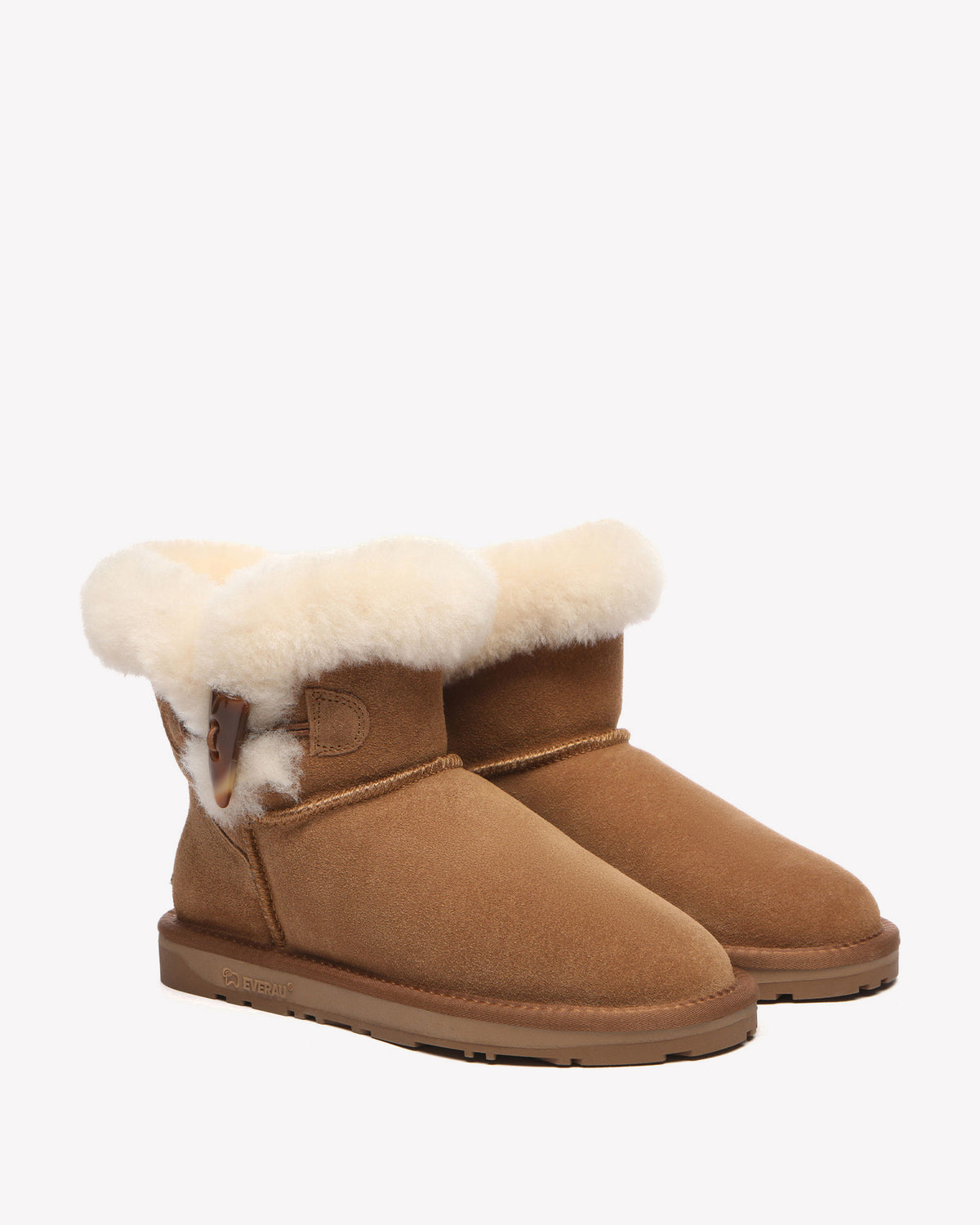 EVERAU Robin Chestnut Mini Boots Botki Brązowe