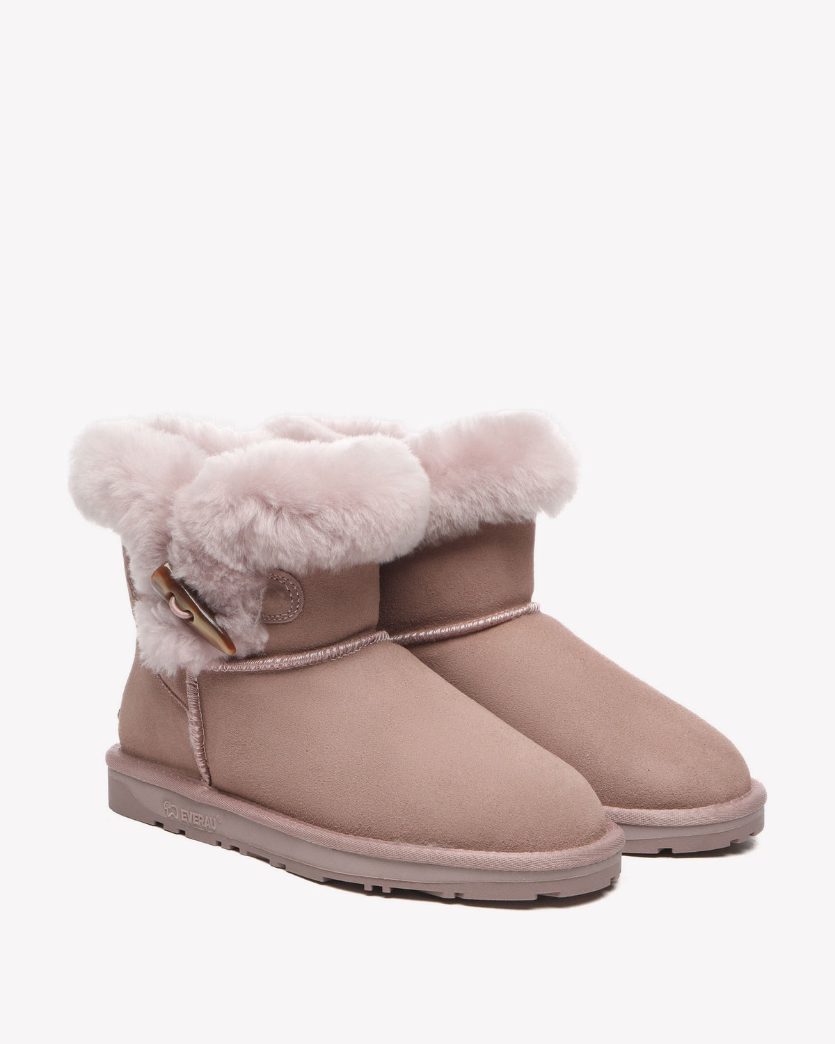 EVERAU Robin Dawn Pink Mini Boots Botki Różowe