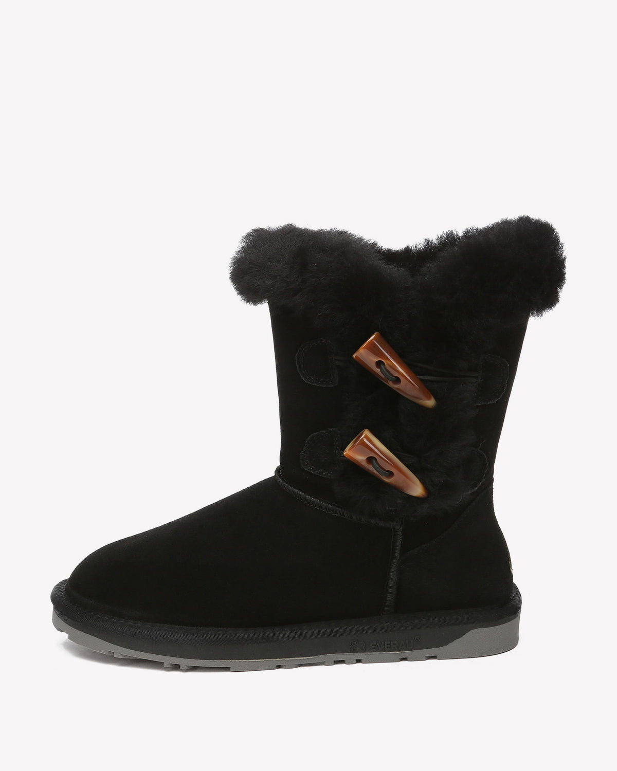 EVERAU Stork Black Short Boots Botki Czarne