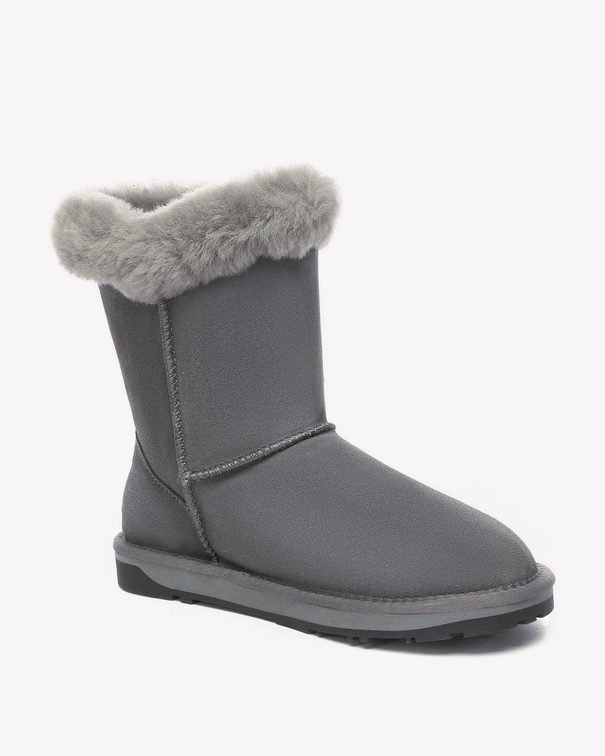 EVERAU Stork Grey Short Boots Botki Szare