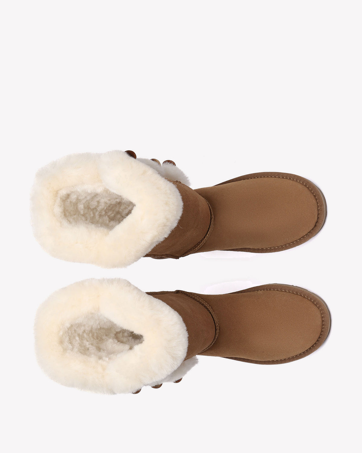 EVERAU Ashy Chestnut Tall Boots Botki Brązowe