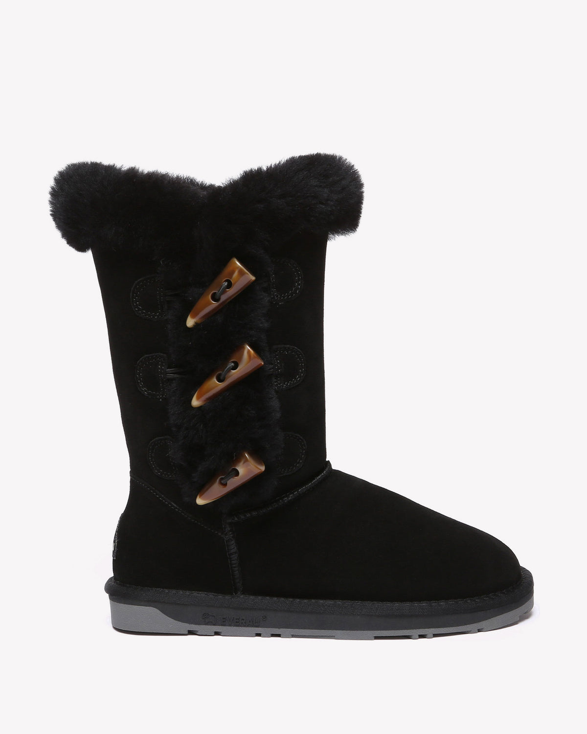 EVERAU Ashy Black Tall Boots Botki Czarne