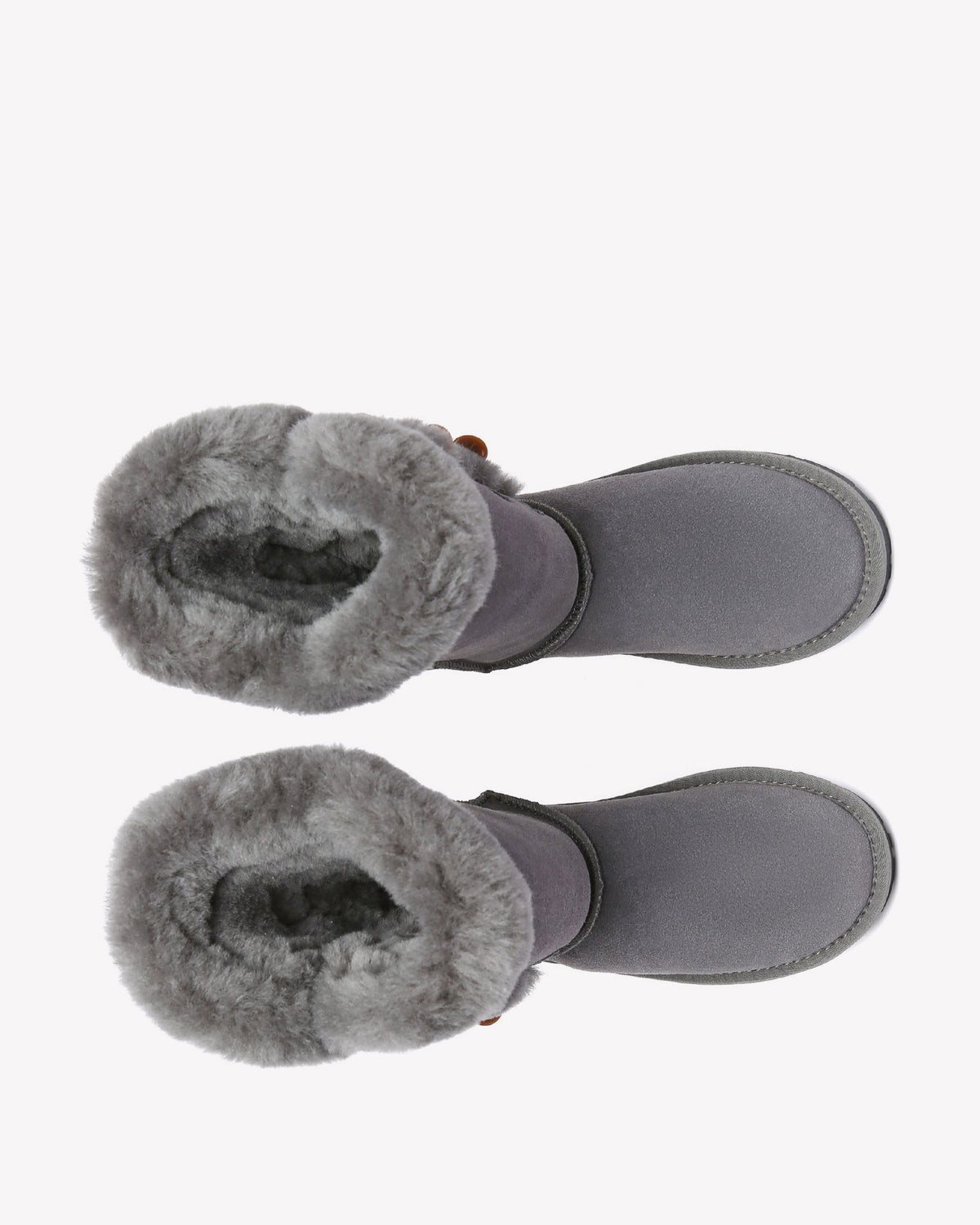 EVERAU Ashy Grey Tall Boots Botki Szare