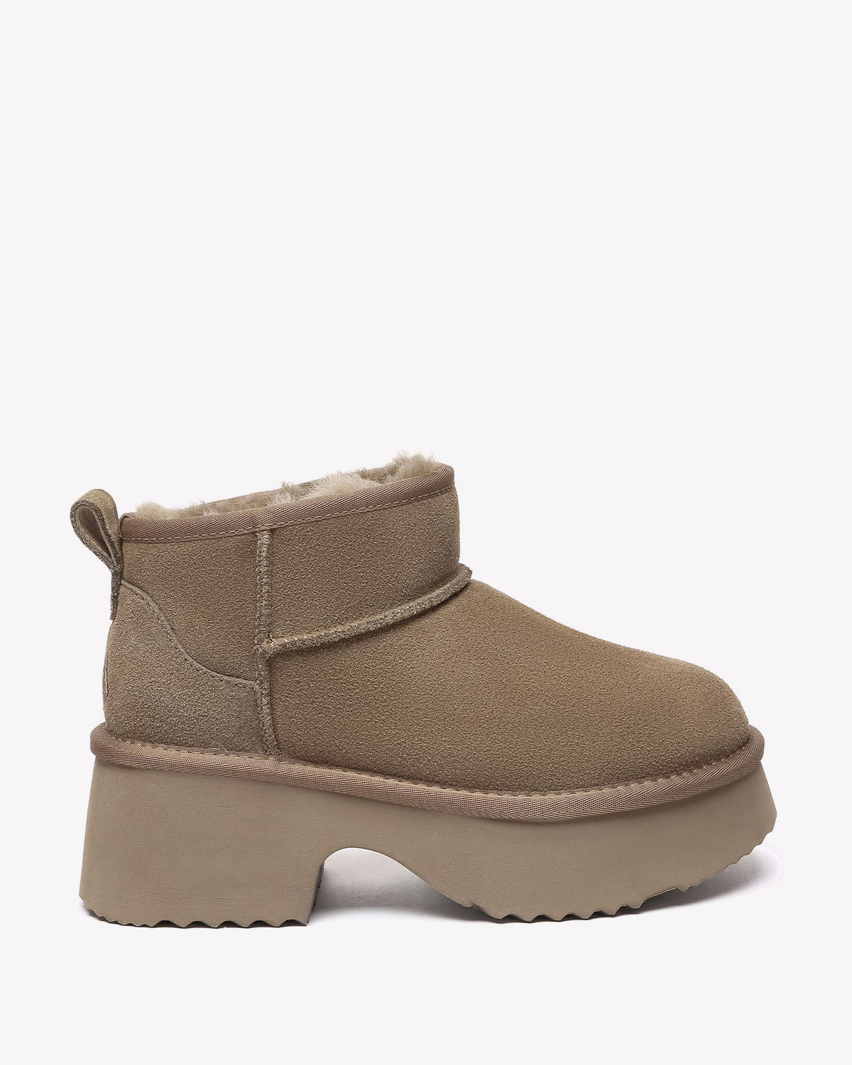 EVERAU Nicobar Walnut Mid Boots Botki Brązowe