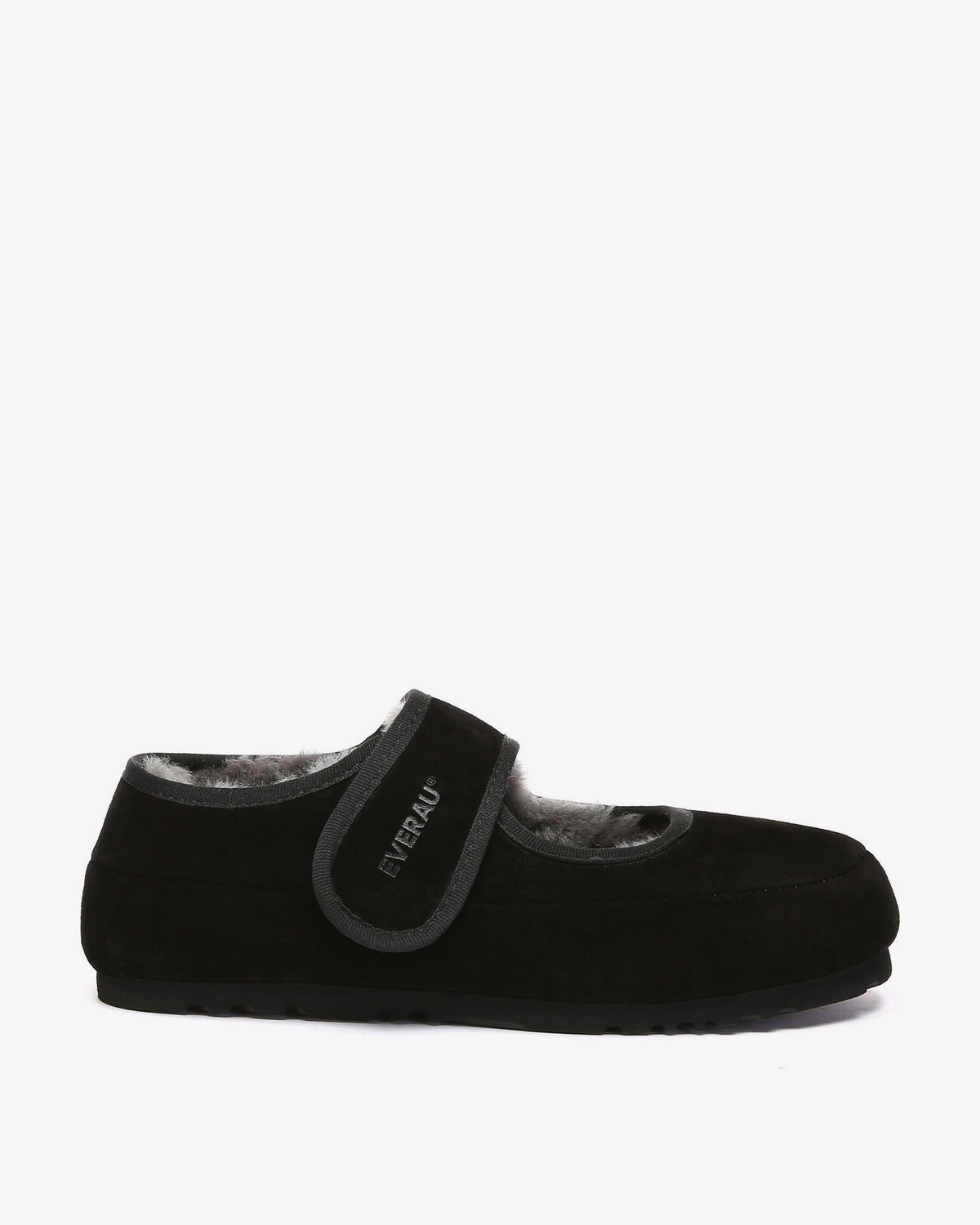 EVERAU Teal Black Adjustable Strap Baleriny Czarne
