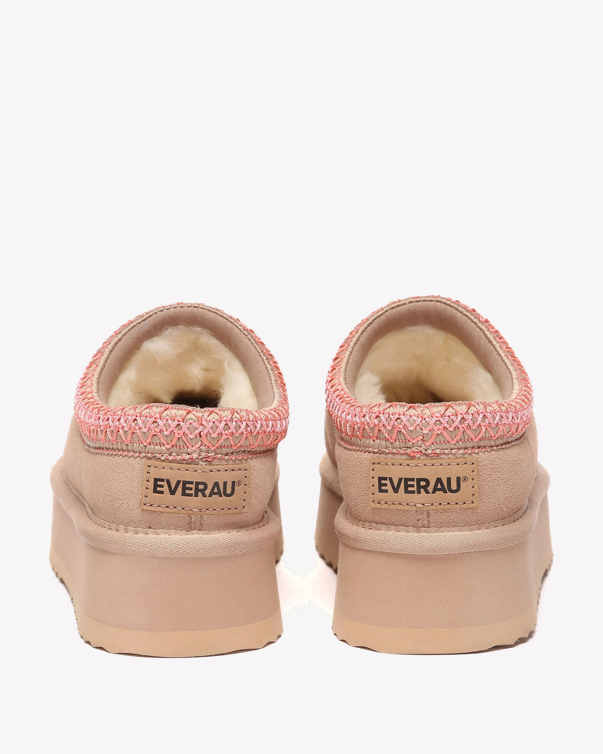 EVERAU Wonga Leather Slippers Kapcie Różowe