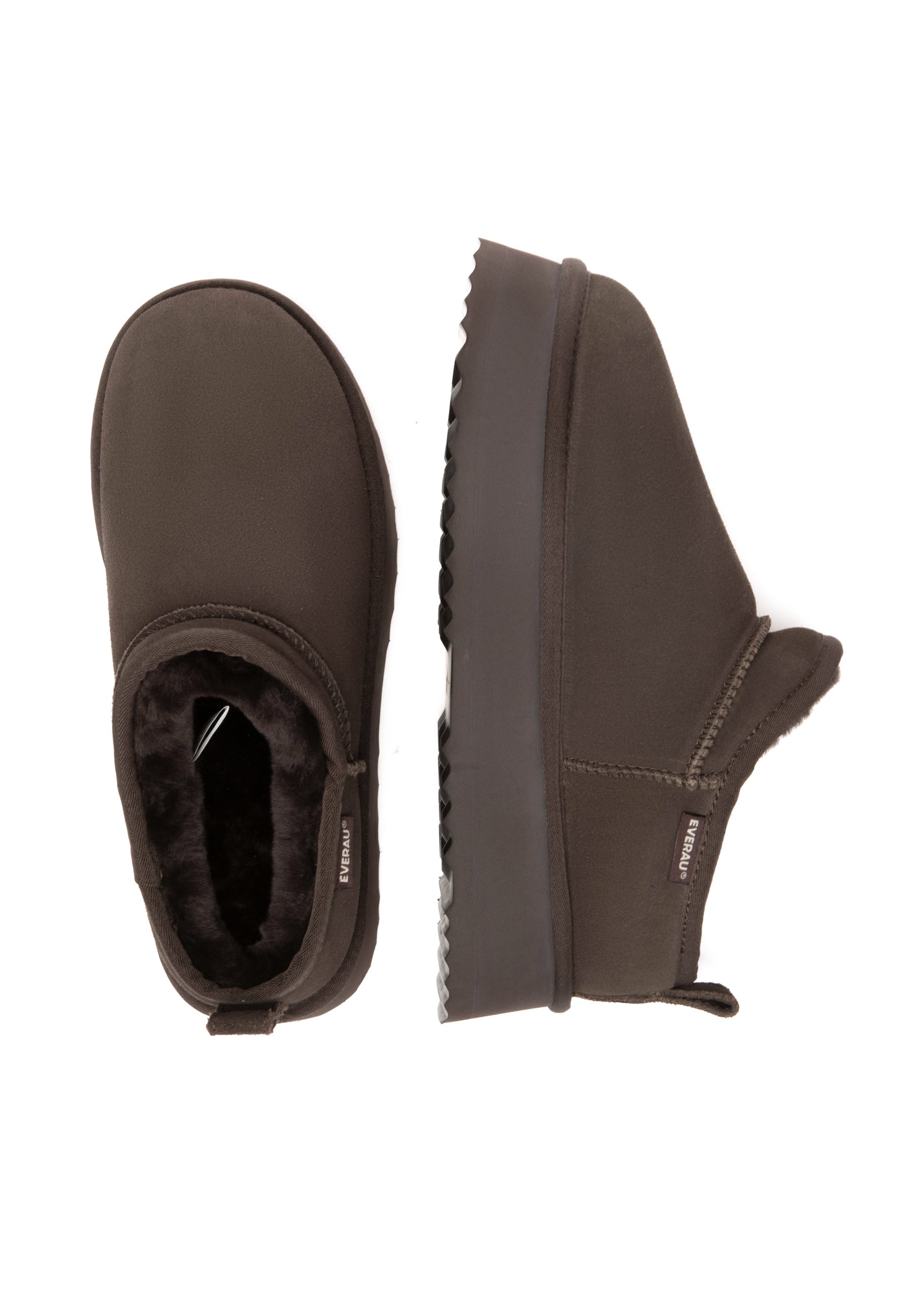 EVERAU Partridge Chocolate Ultra Mini Boots Botki Brązowe