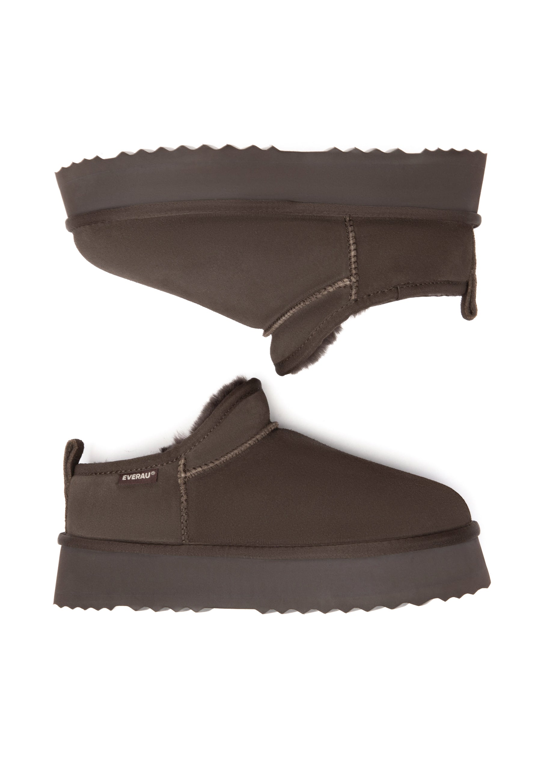 EVERAU Partridge Chocolate Ultra Mini Boots Botki Brązowe