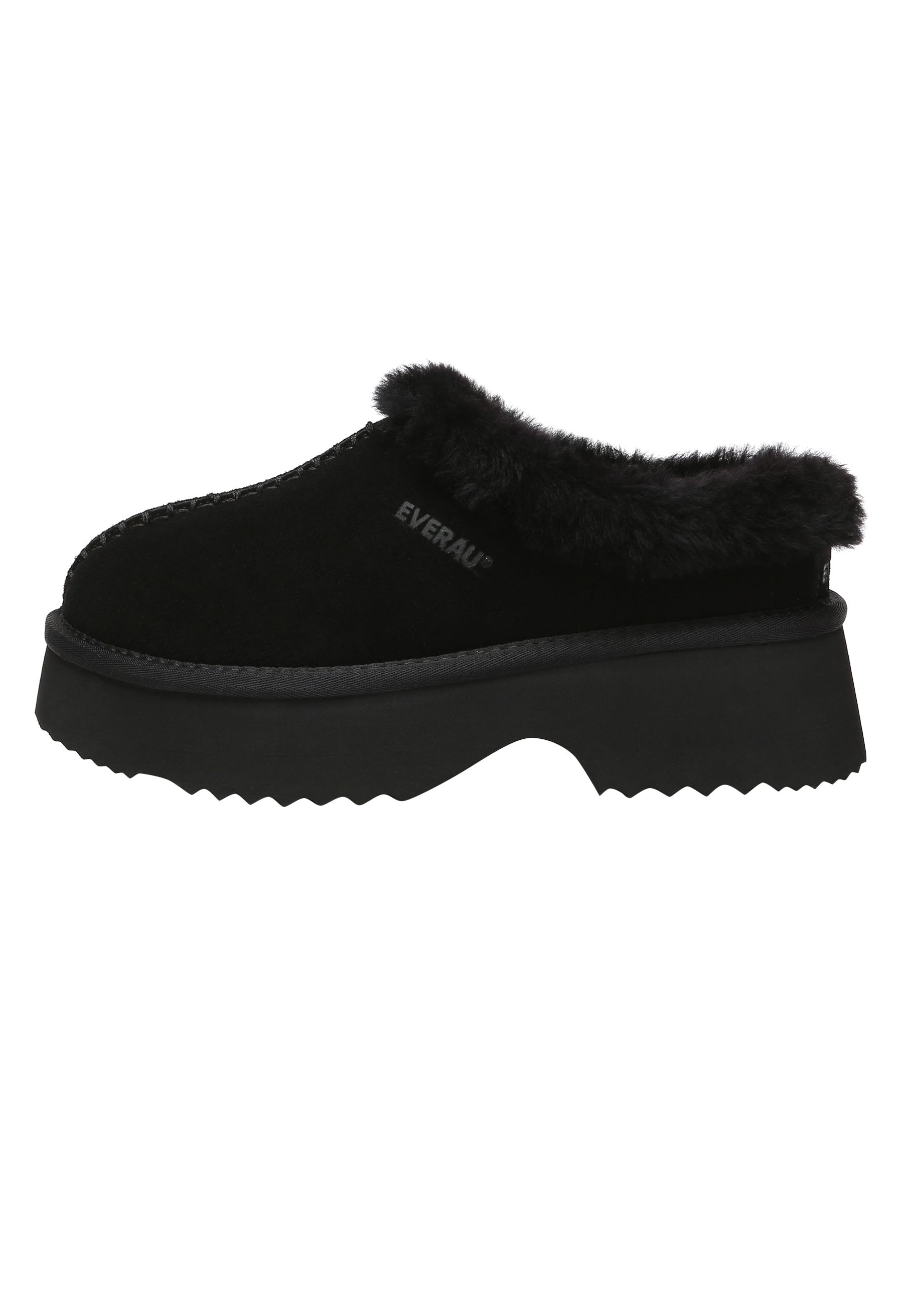 EVERAU Savanna Chunky Platform Boots Botki Czarne