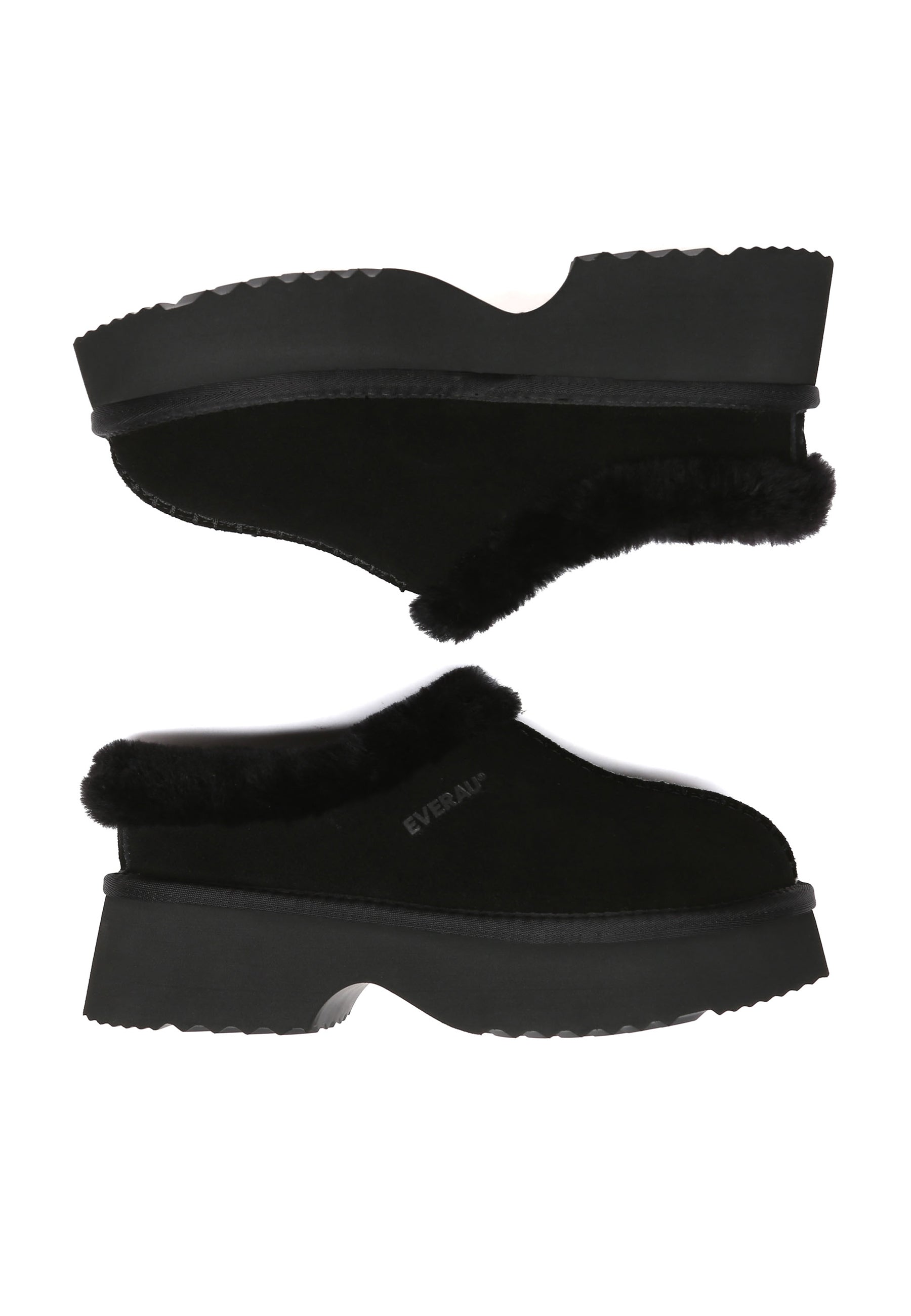 EVERAU Savanna Chunky Platform Boots Botki Czarne