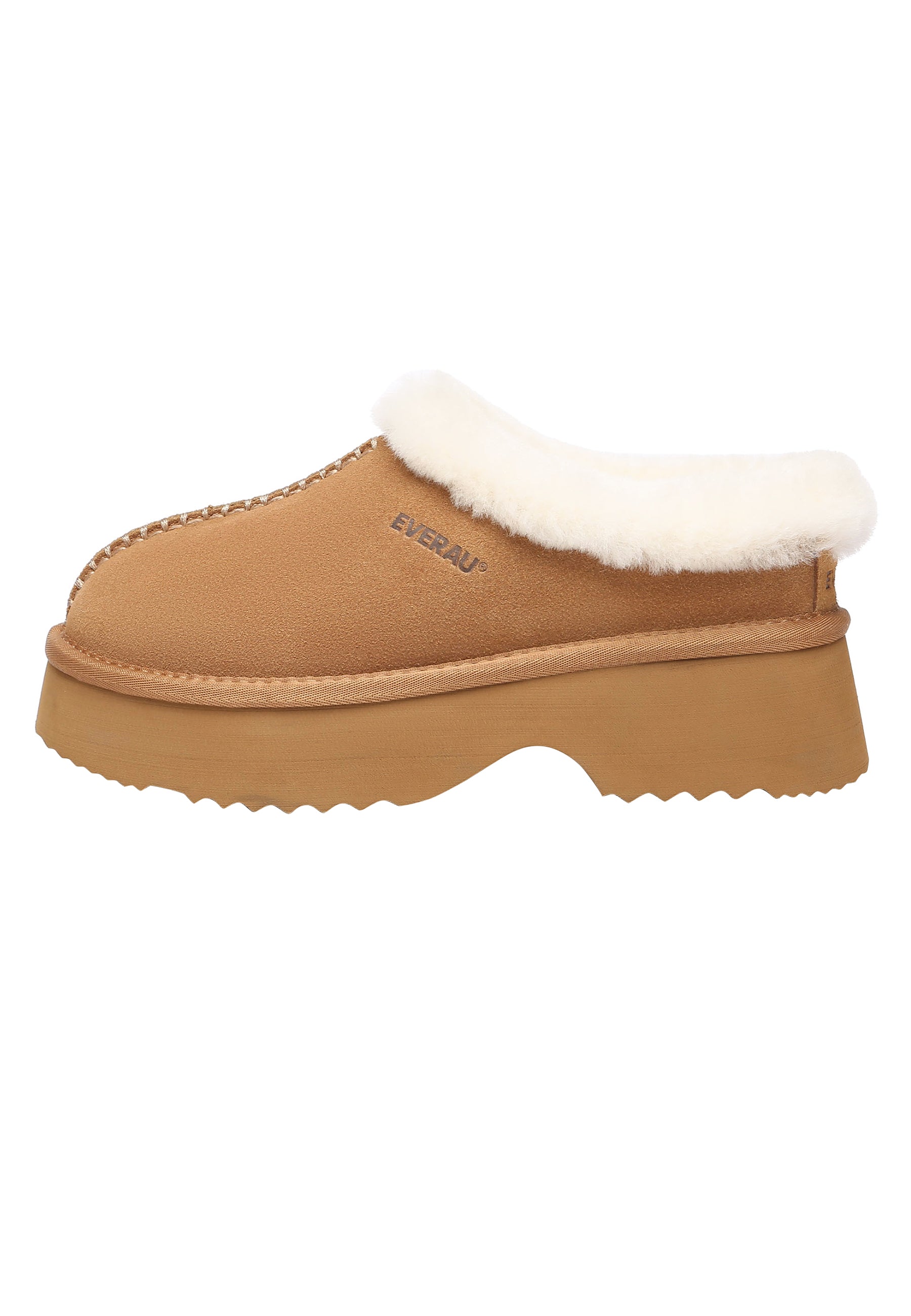 EVERAU Savanna Chunky Platform Boots Botki Brązowe