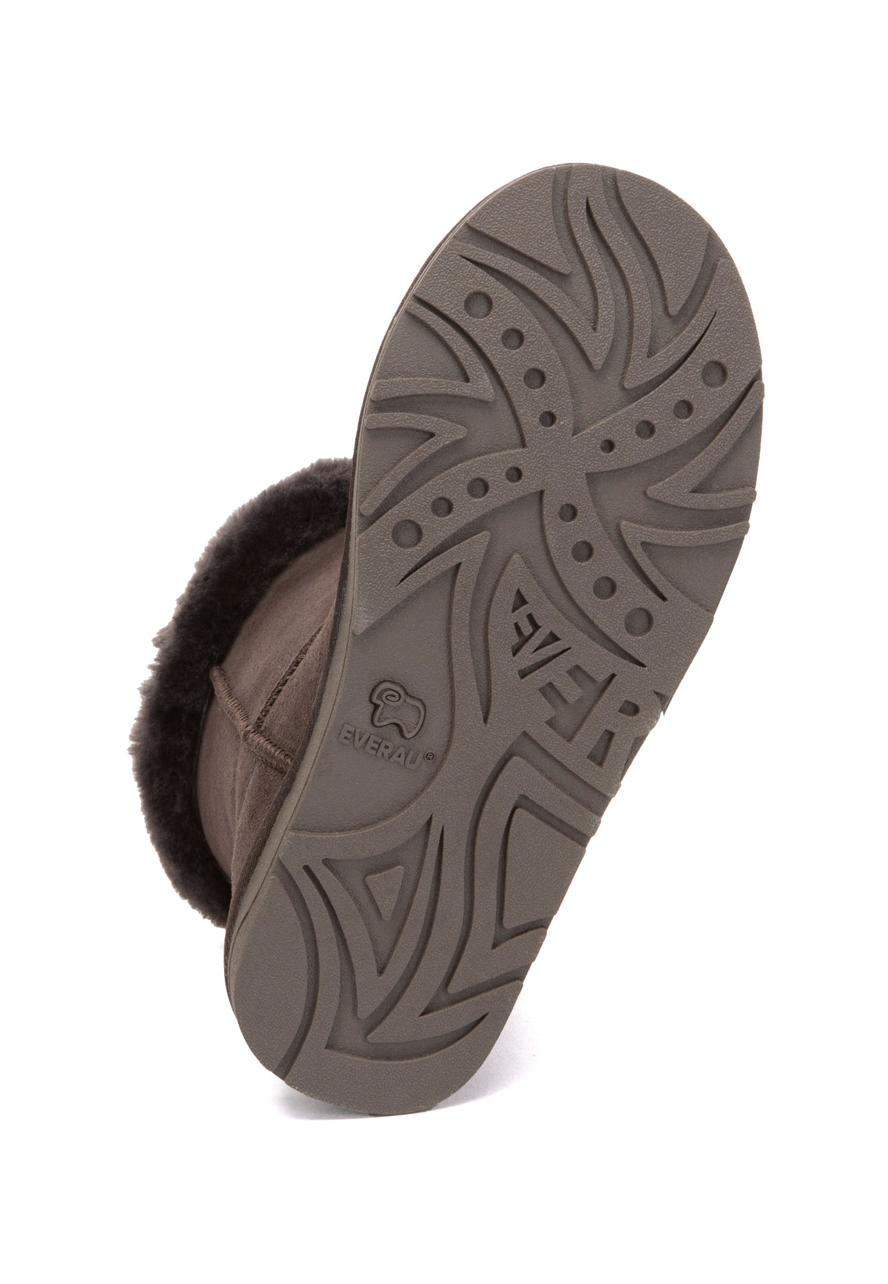 EVERAU Stork Chocolate Short Boots Botki Brązowe