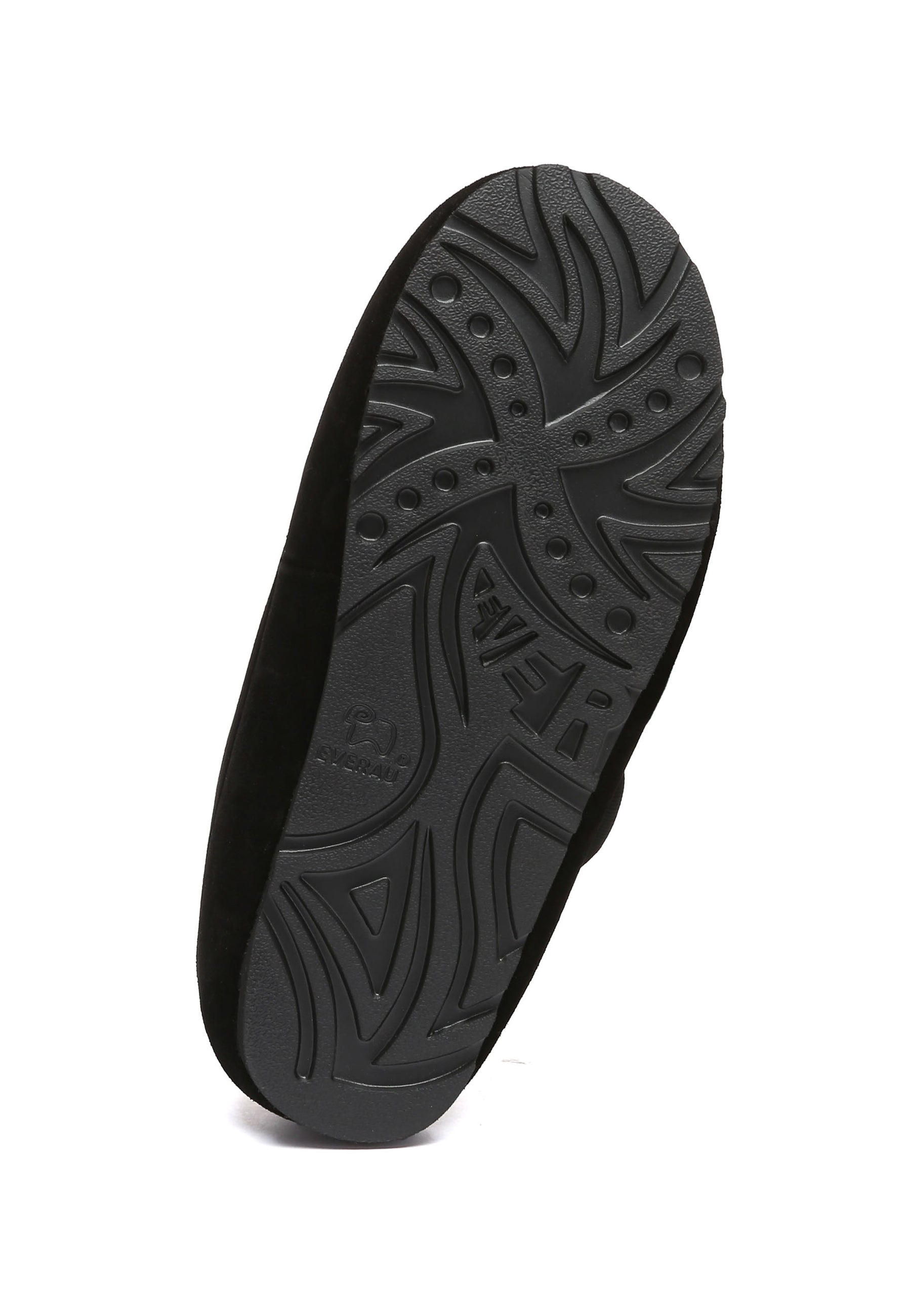 EVERAU Teal Adjustable Strap Slippers Kapcie Czarne