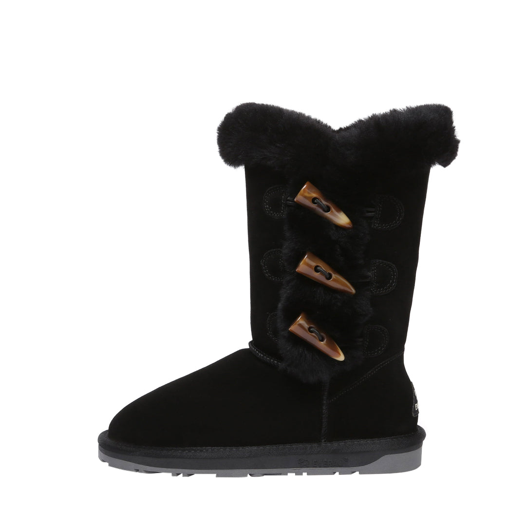 EVERAU Ashy Black Tall Boots Botki Czarne