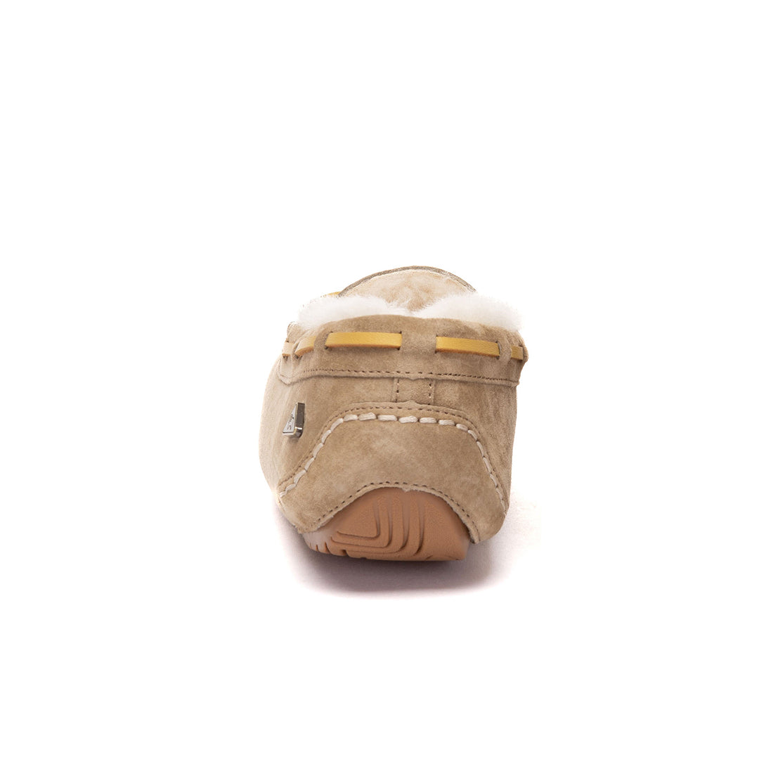 EVERAU Crested Leather Loafers Loafersy Brązowe