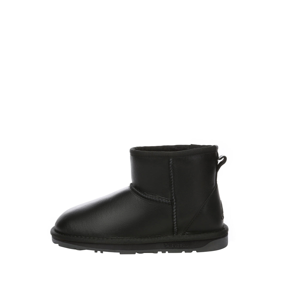 EVERAU Emu Nappa Black Mini Classic Boots Botki Czarne