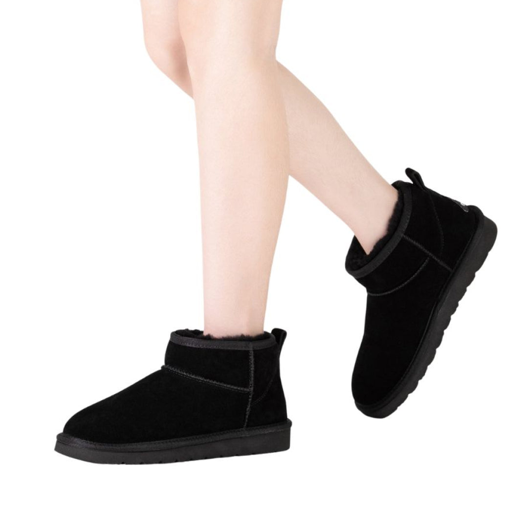 EVERAU Finch Black Ultra Mini Classic Boots Botki Czarne