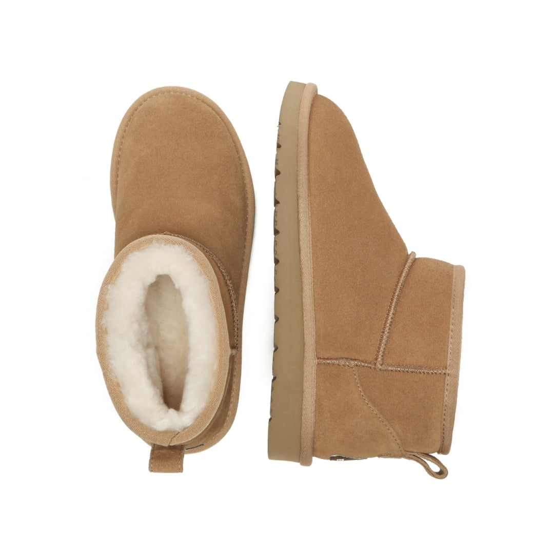 EVERAU Finch Chestnut Ultra Mini Classic Boots Botki Brązowe