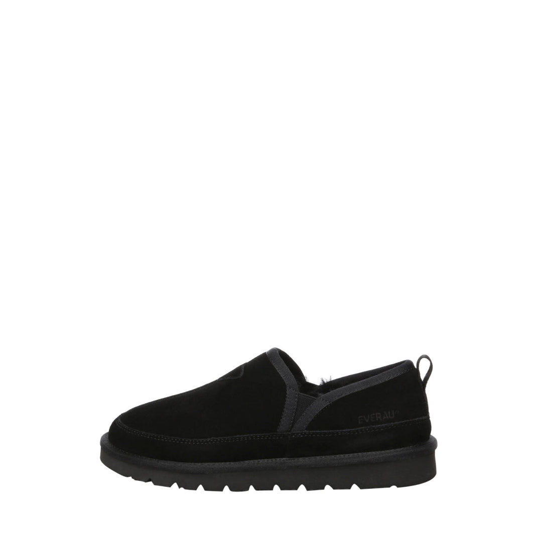 EVERAU Galah Black Slip On Niskie Botki Czarne