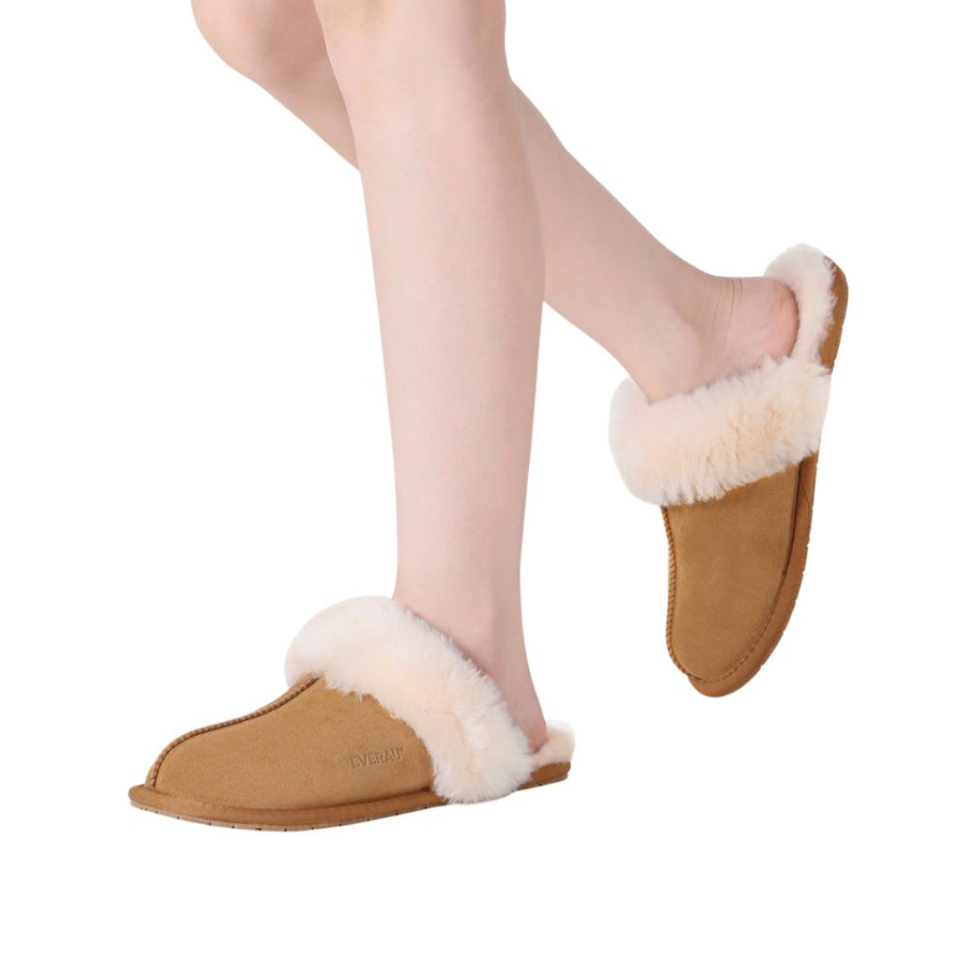EVERAU Harrier Chestnut Slippers Kapcie Brązowe