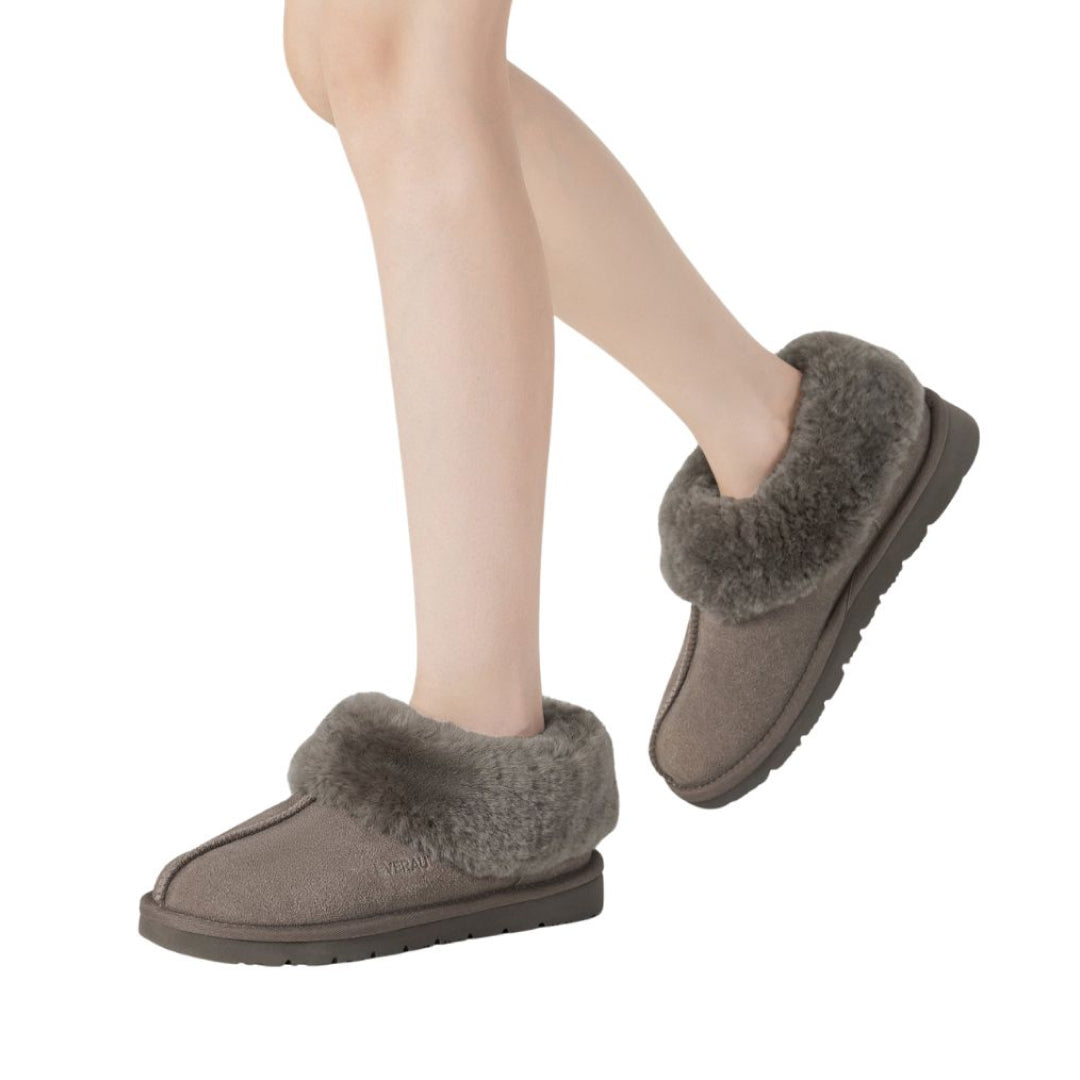 EVERAU Ibis Brown Slippers Kapcie Brązowe