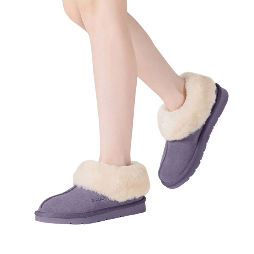 EVERAU Ibis Lilac Slippers Kapcie Liliowe