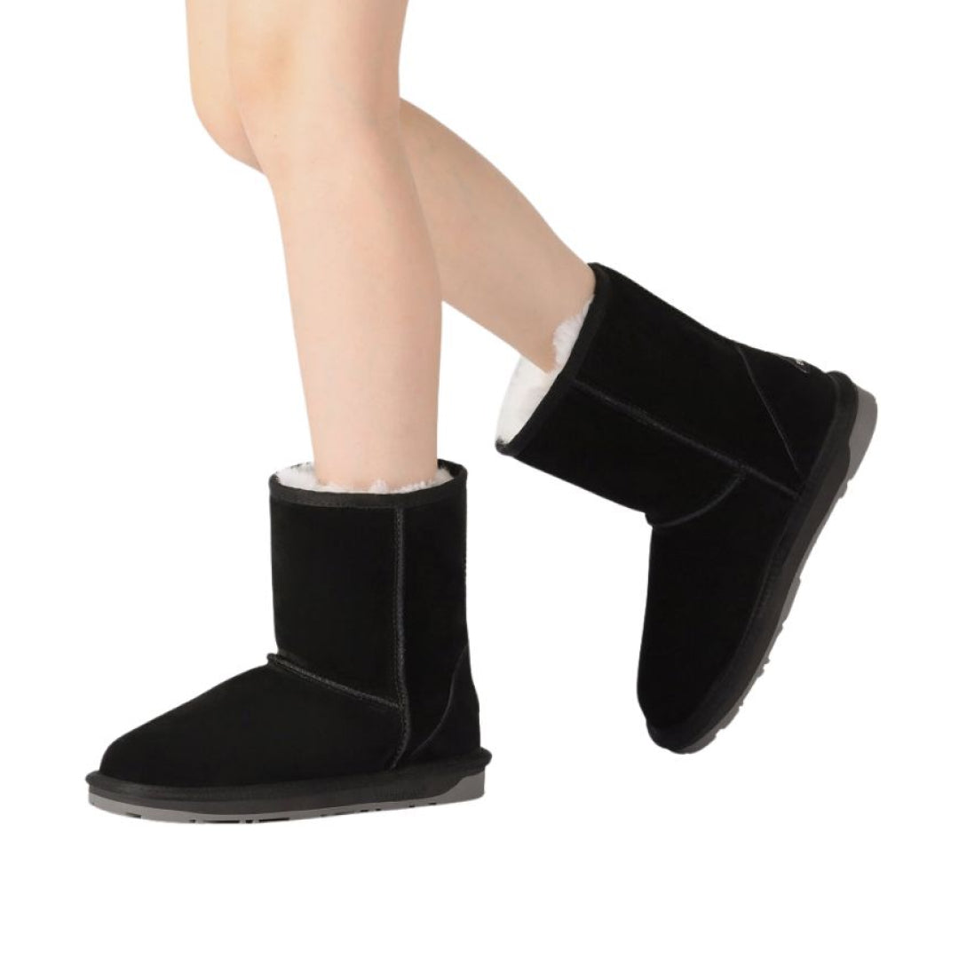 EVERAU Parrot Black Short Classic Boots Botki Czarne