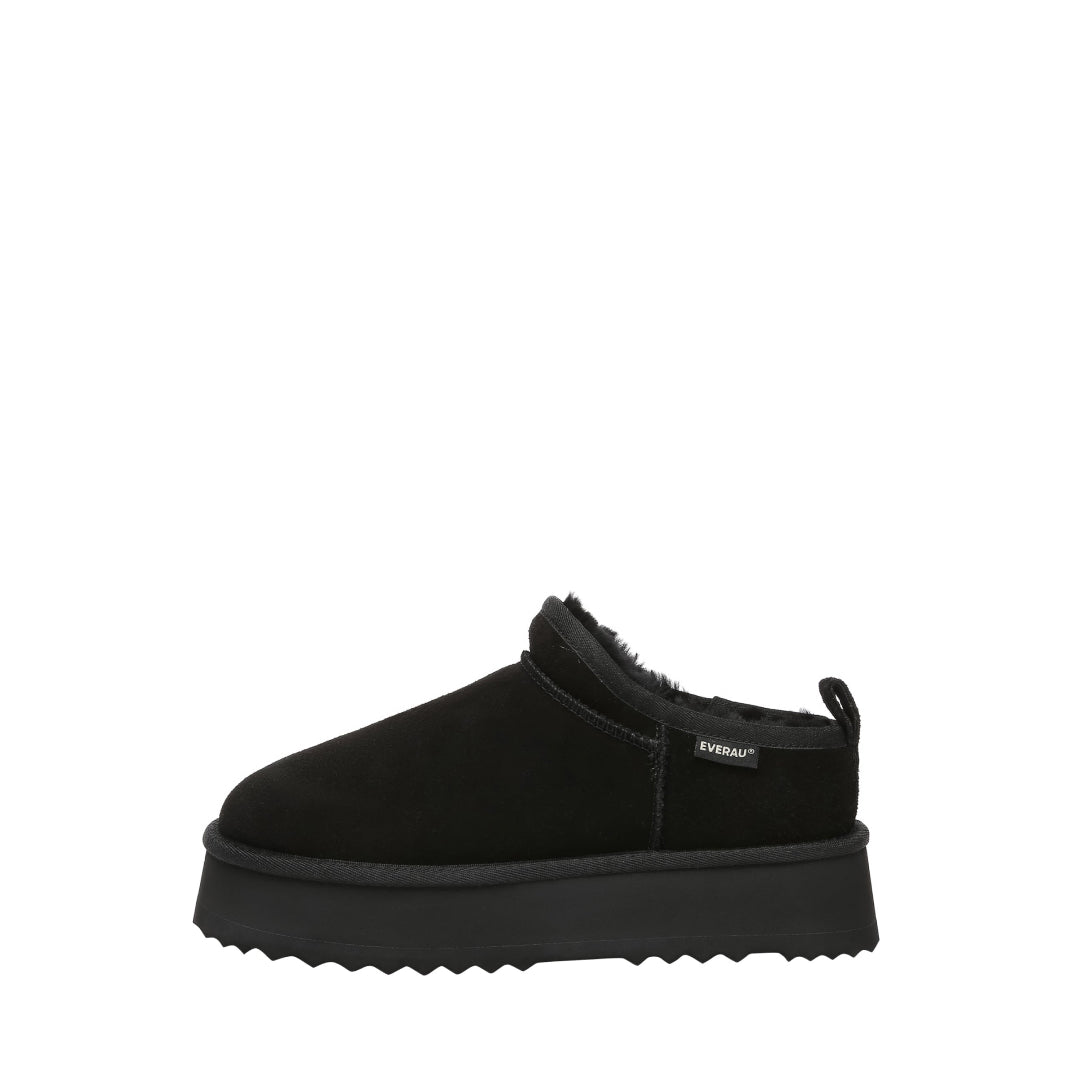 EVERAU Partridge Black Platform Ultra Mini Boots Botki Czarne