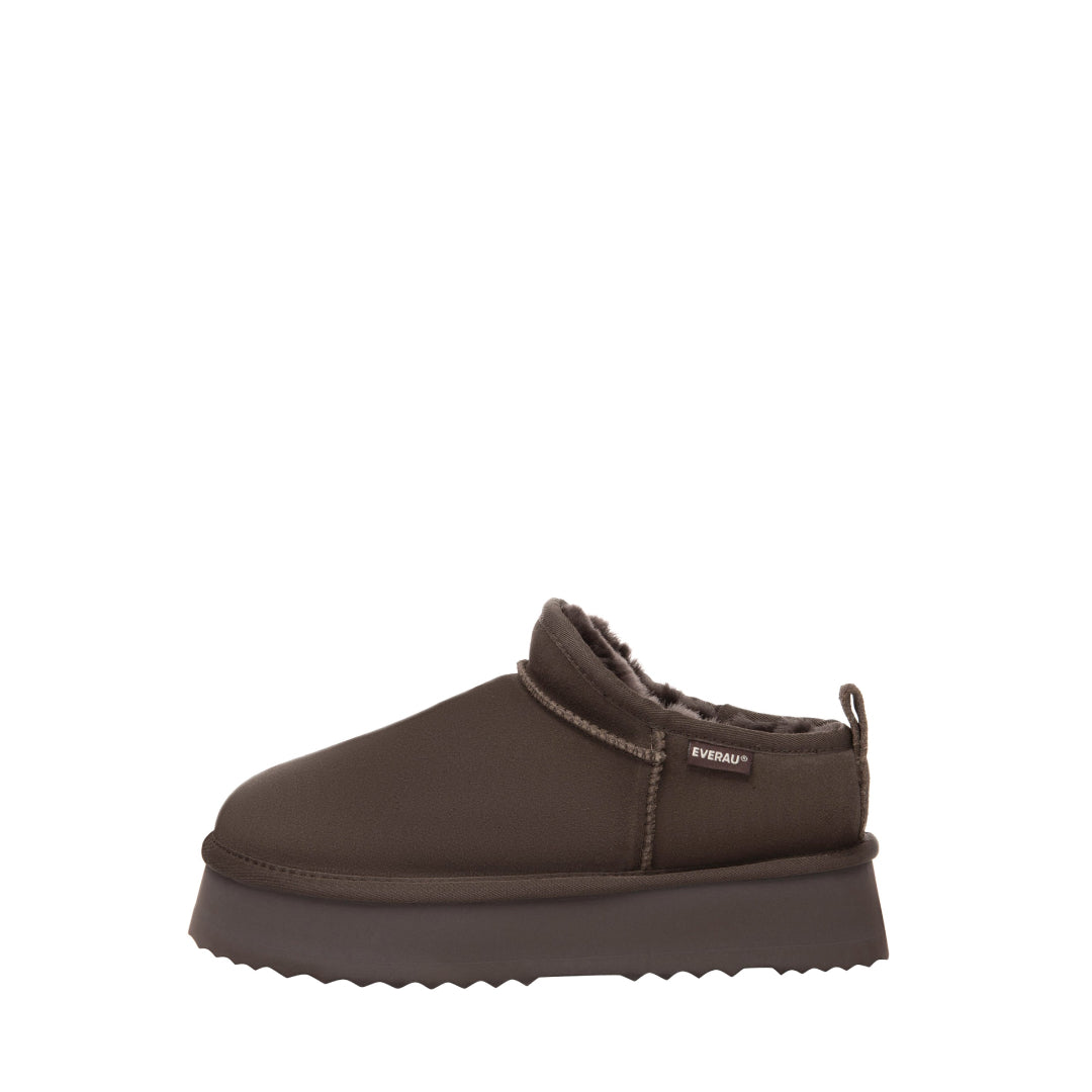 EVERAU Partridge Chocolate Platform Ultra Mini Boots Botki Czekoladowe