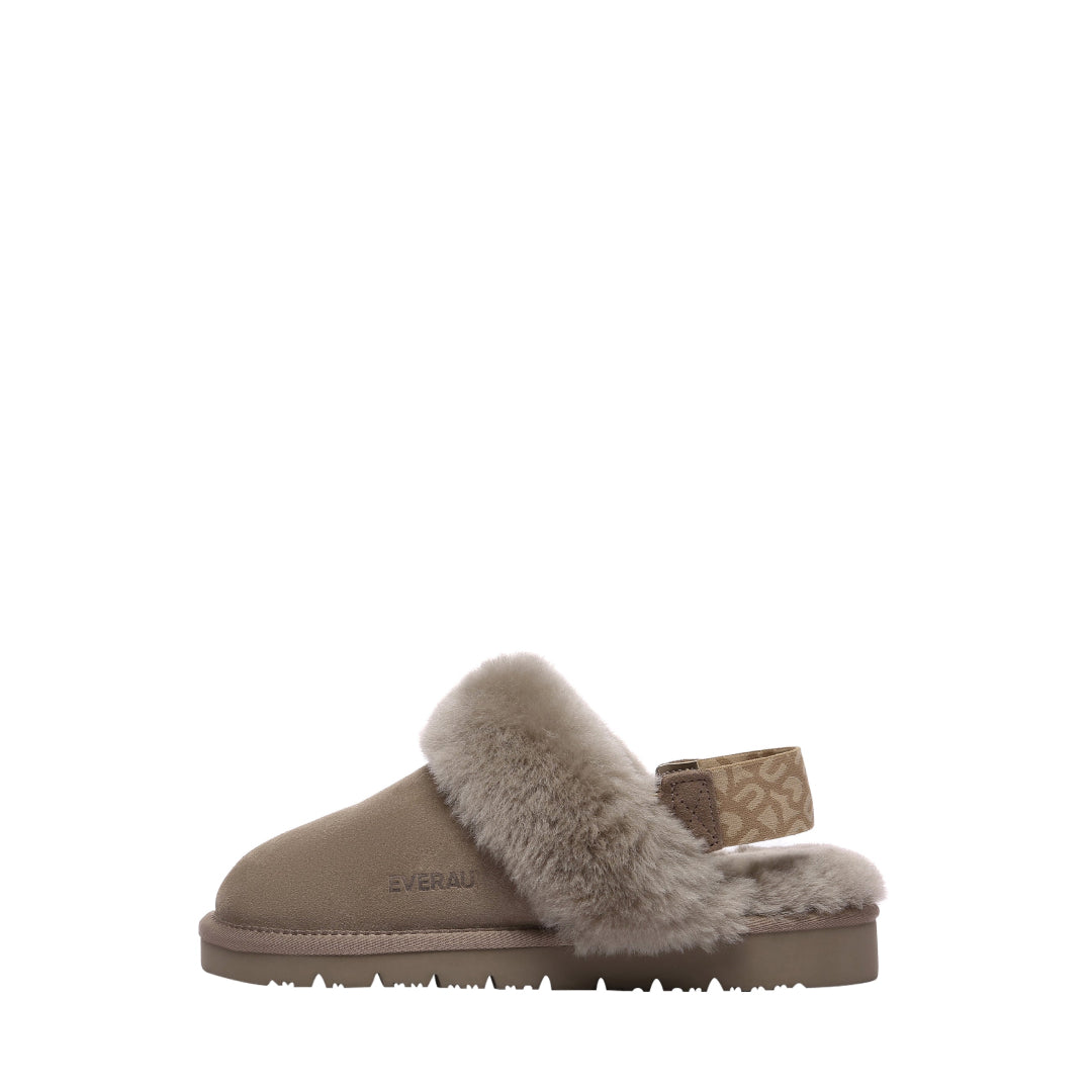 EVERAU Pelican Brown Slippers Kapcie Brązowe