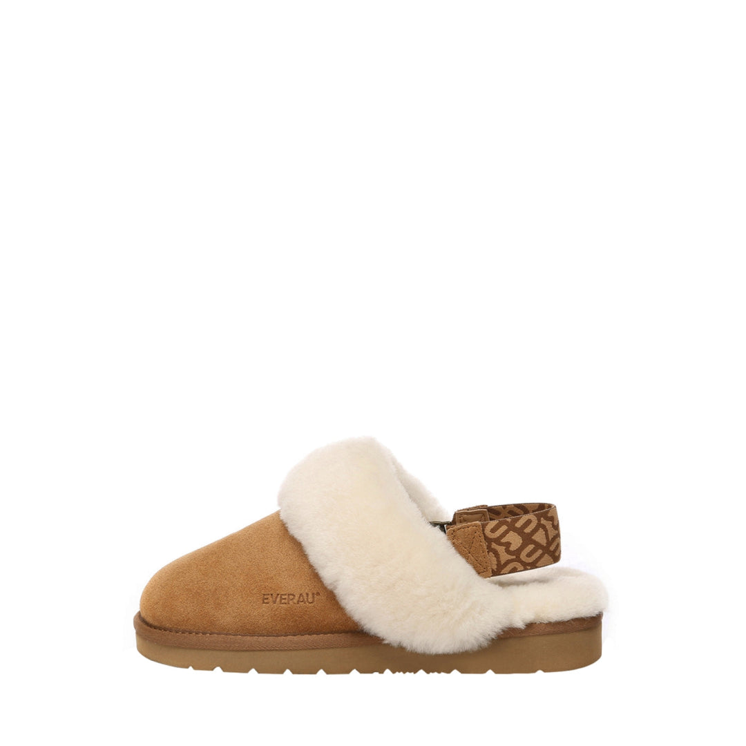 EVERAU Pelican Chestnut Slippers Kapcie Brązowe