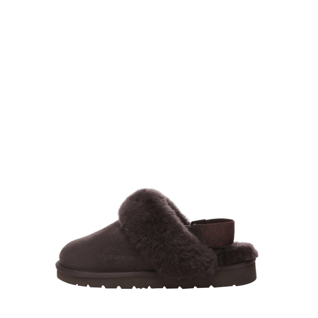 EVERAU Pelican Chocolate Slippers Kapcie Brązowe