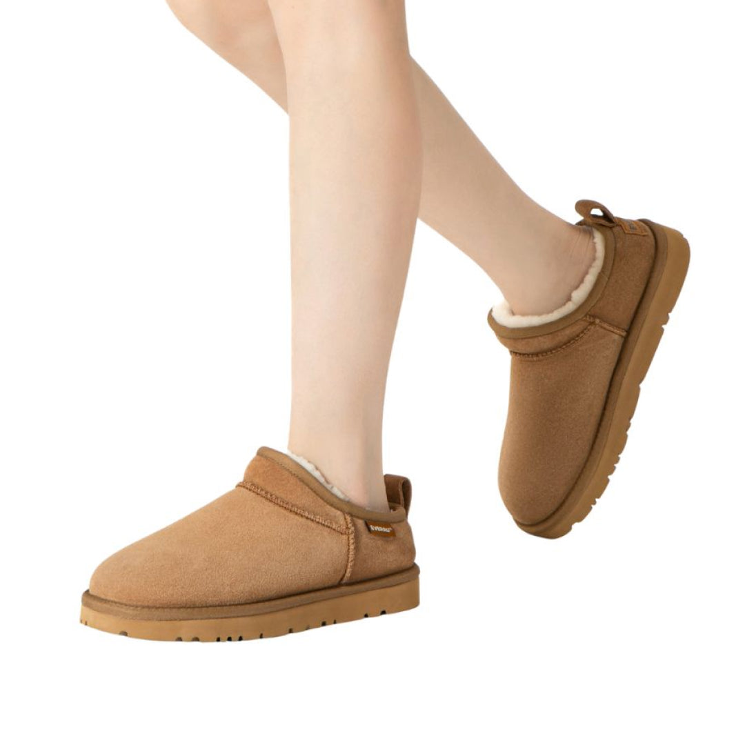 EVERAU Quail Chestnut Ultra Mini Boots Botki Brązowe