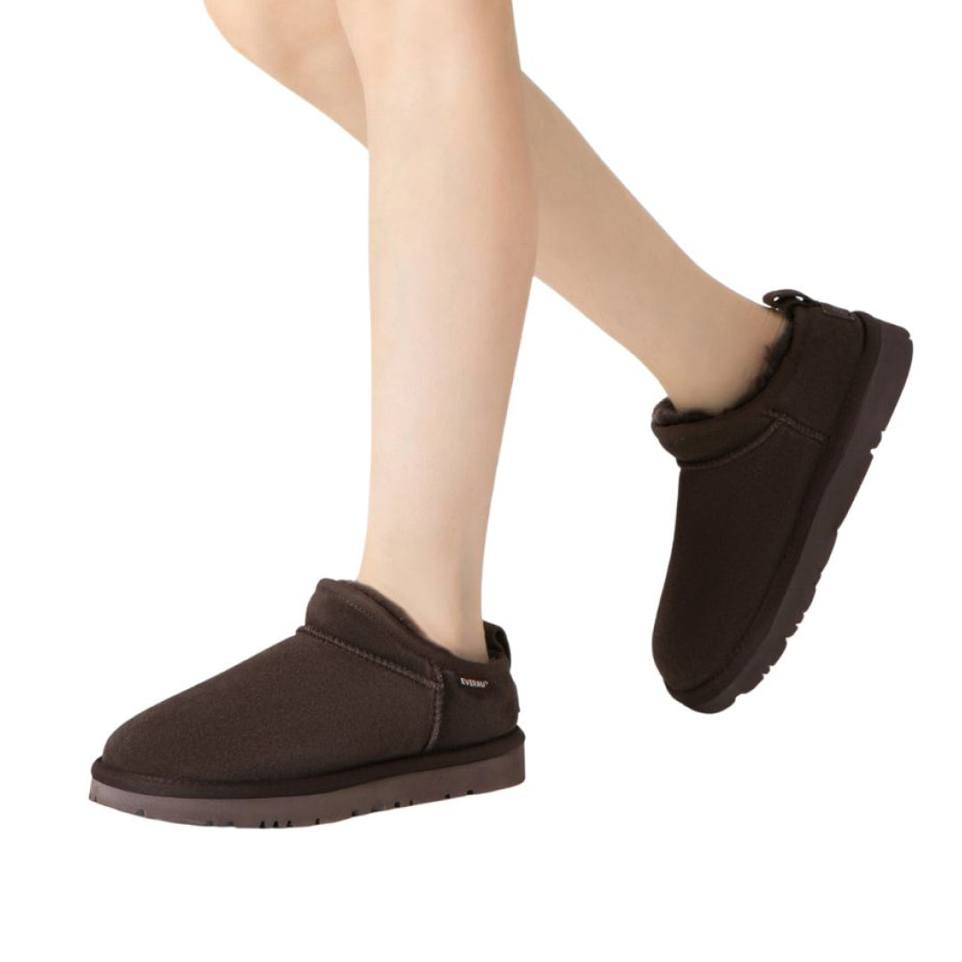 EVERAU Quail Chocolate Ultra Mini Boots Botki Brązowe