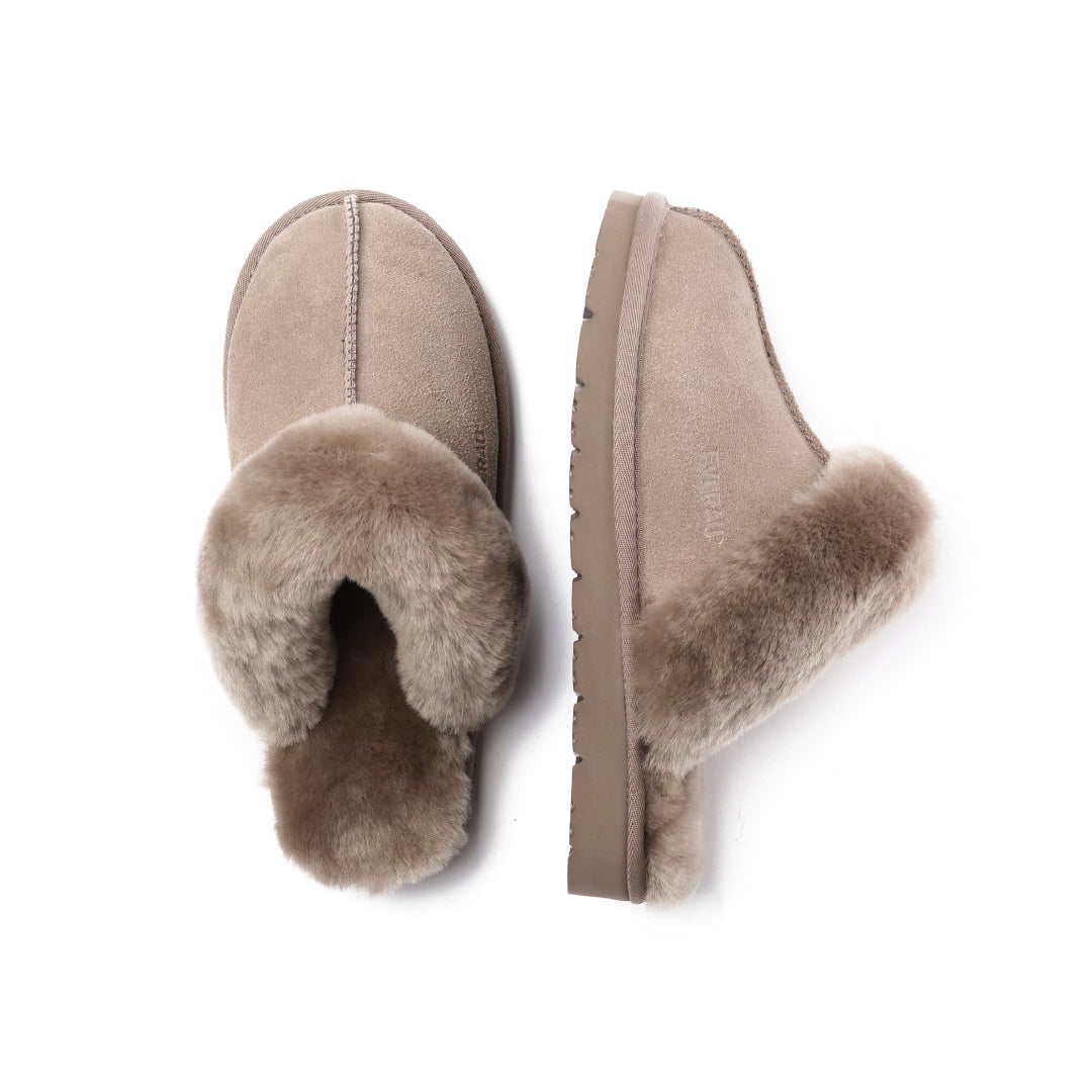 EVERAU Raven Brown Slippers Kapcie Brązowe