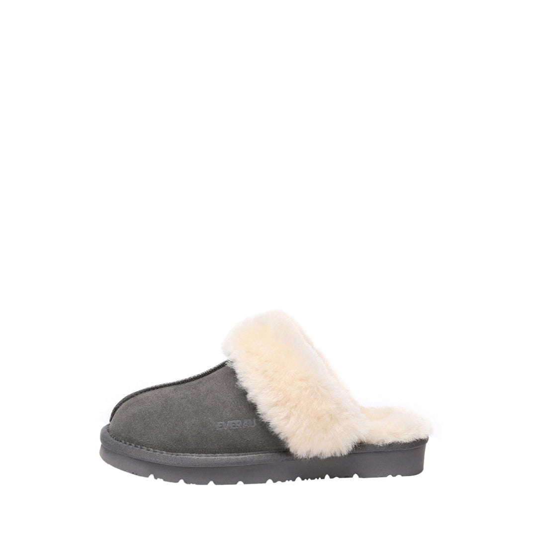 EVERAU Raven Grey Slippers Kapcie Szare