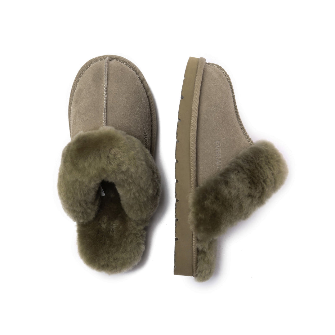 EVERAU Raven Caribou Slippers Kapcie Zielone